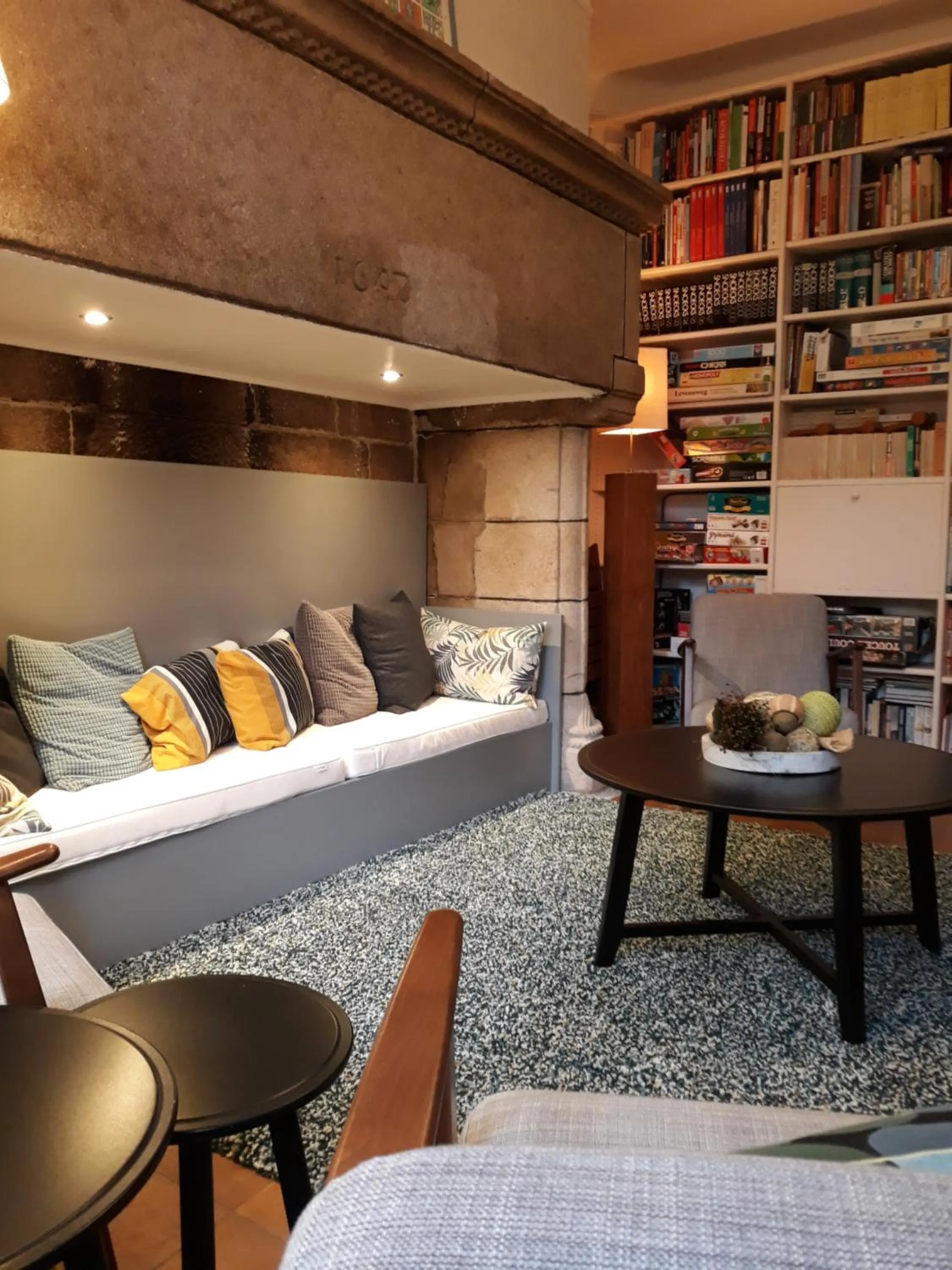 Living room, Bed in Le Parc des 4 Saisons