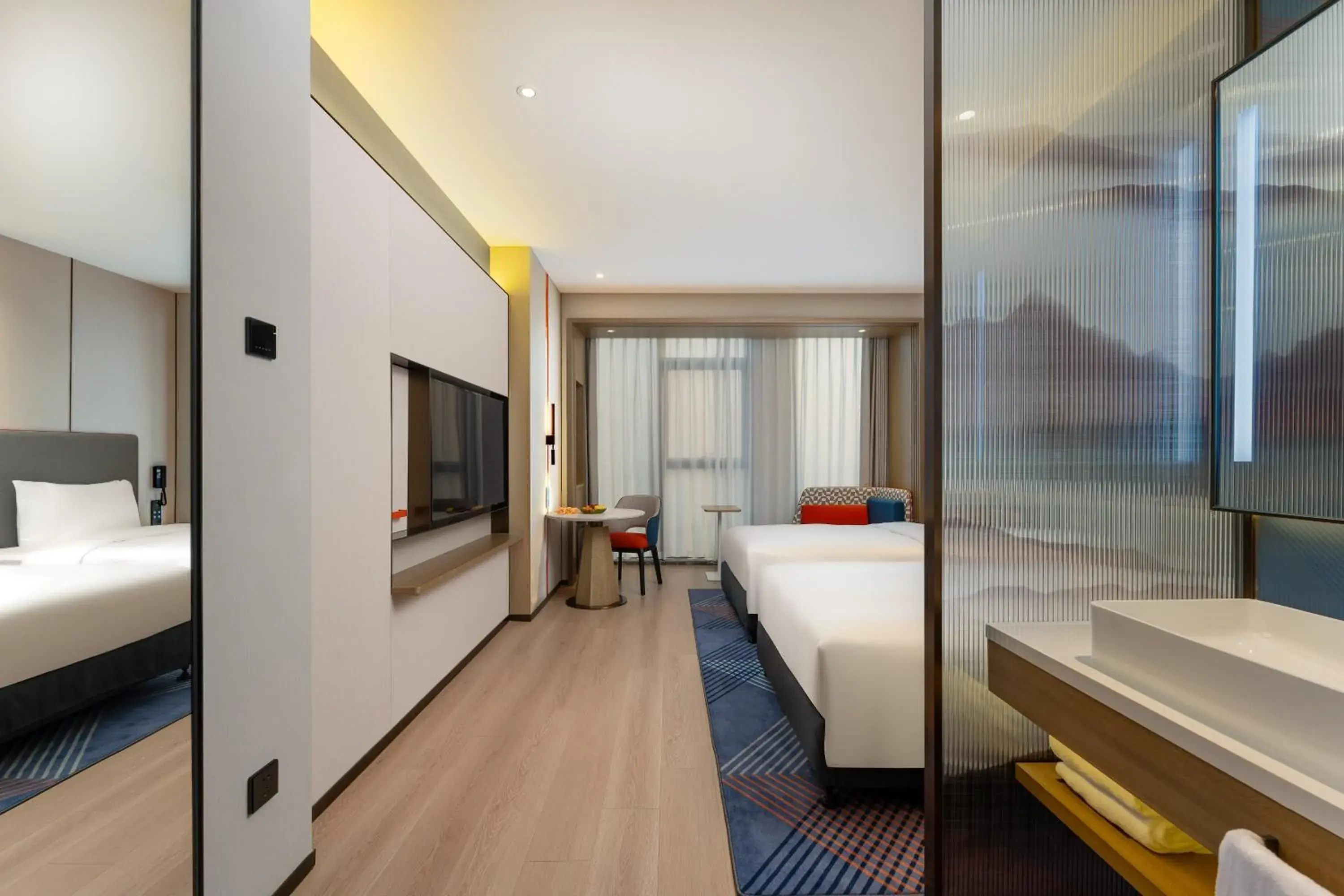 High Floor Standard Twin Room in Holiday Inn Express Suzhou Bay by IHG High Floor Standard Twin Room in Holiday Inn Express Suzhou Bay by IHG
