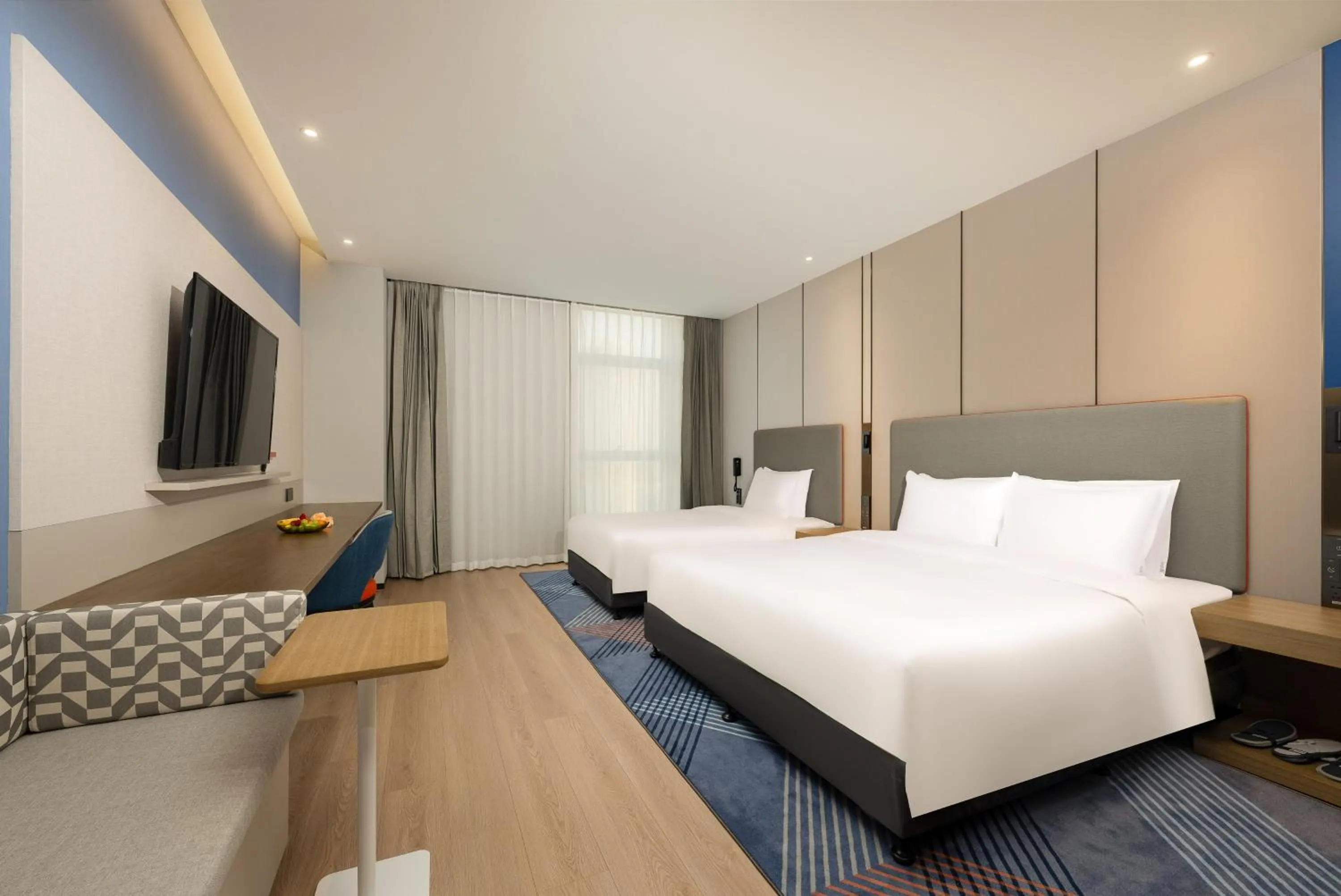 Photo of the whole room, Bed in Holiday Inn Express Suzhou Bay by IHG