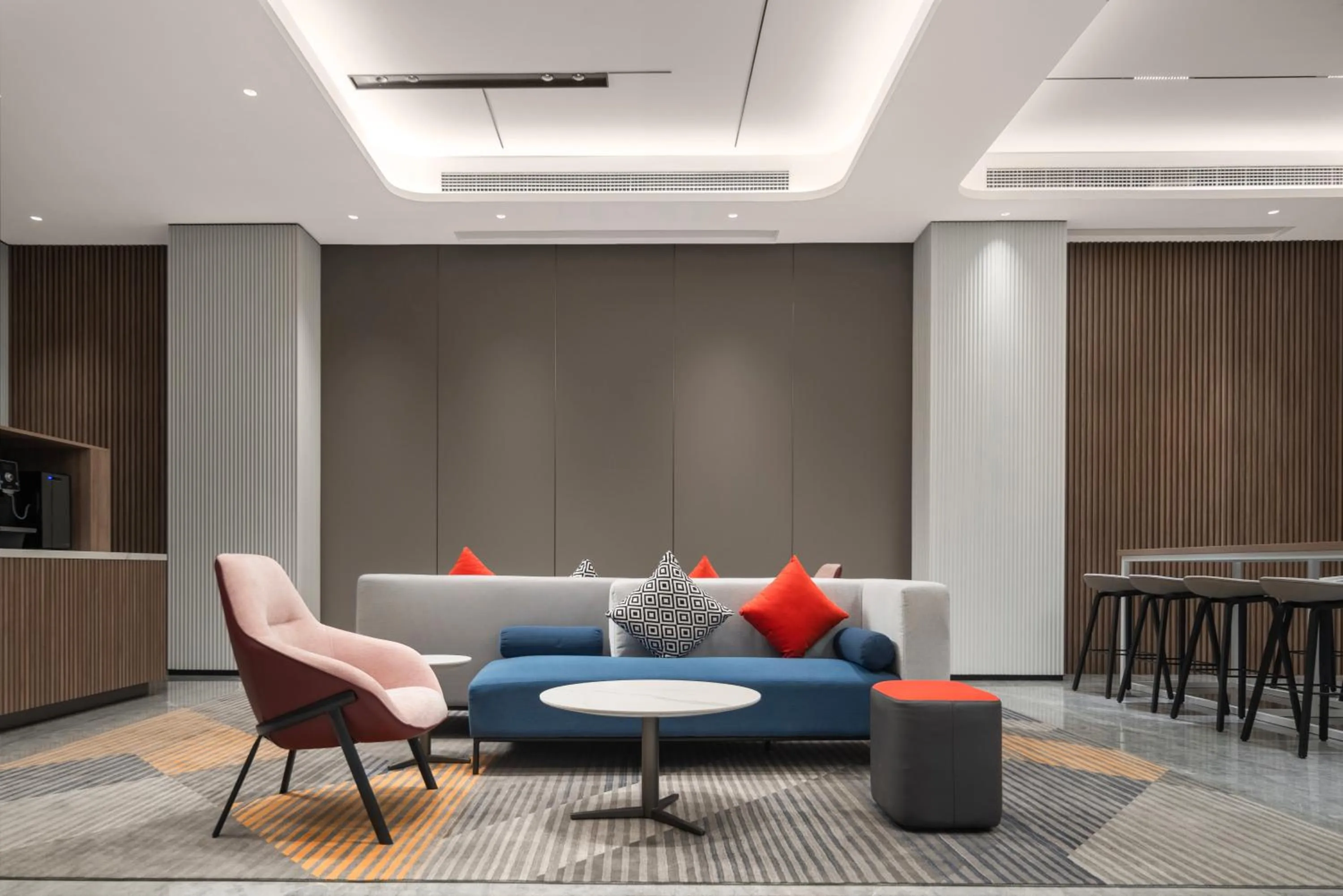 Seating area in Holiday Inn Express Mianyang Sci-Tech City by IHG