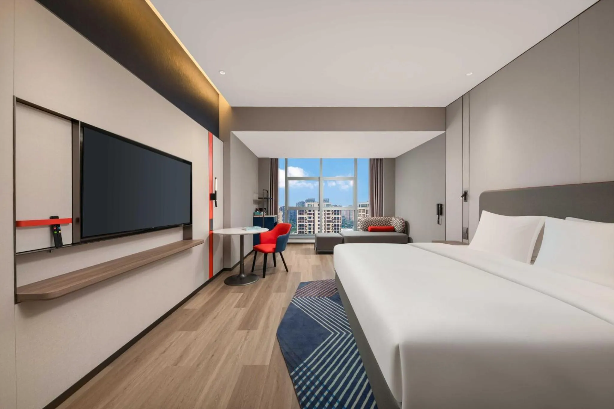 Photo of the whole room, Bed in Holiday Inn Express Mianyang Sci-Tech City by IHG