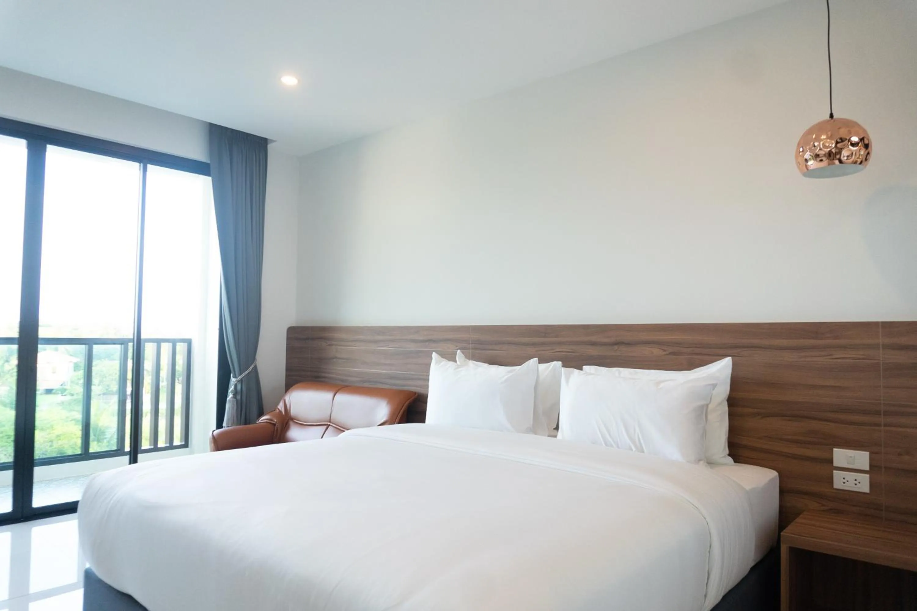 Bed in Mountain&Sea Hotel Prachuap