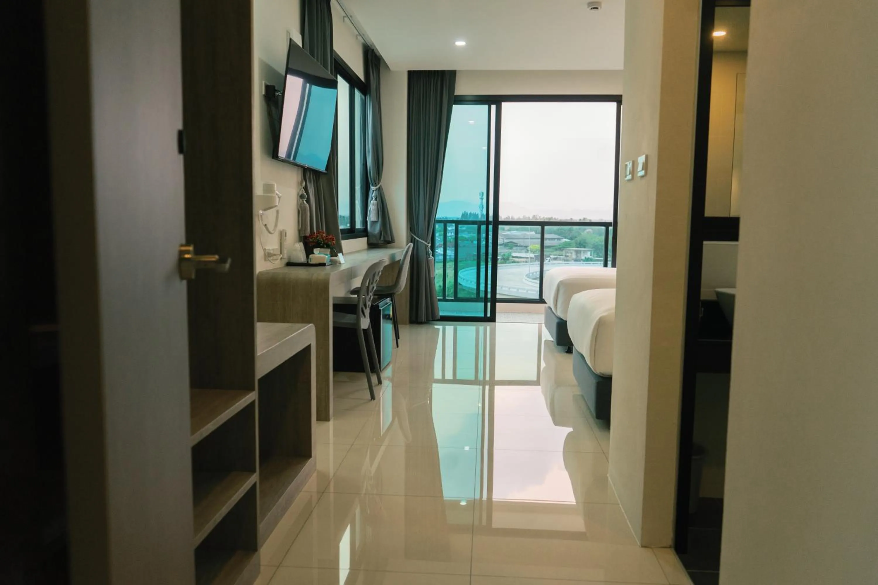 Bed in Mountain&Sea Hotel Prachuap