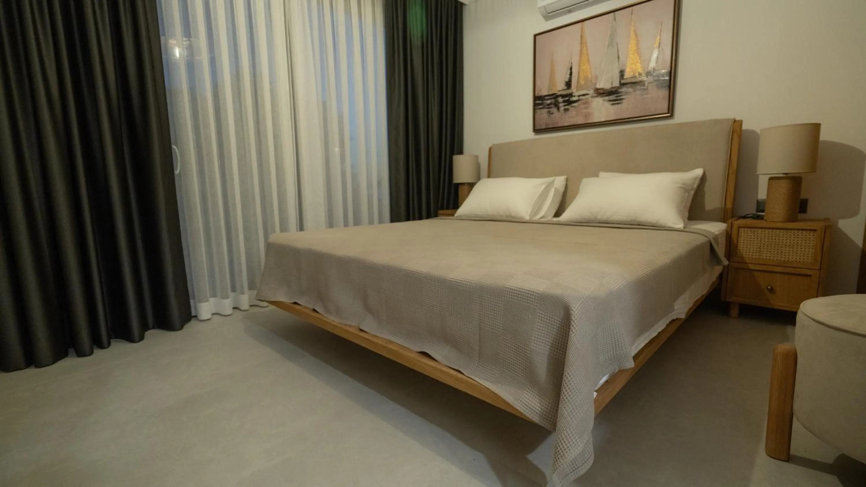 Bed in Blue Point Hotel Yalikavak
