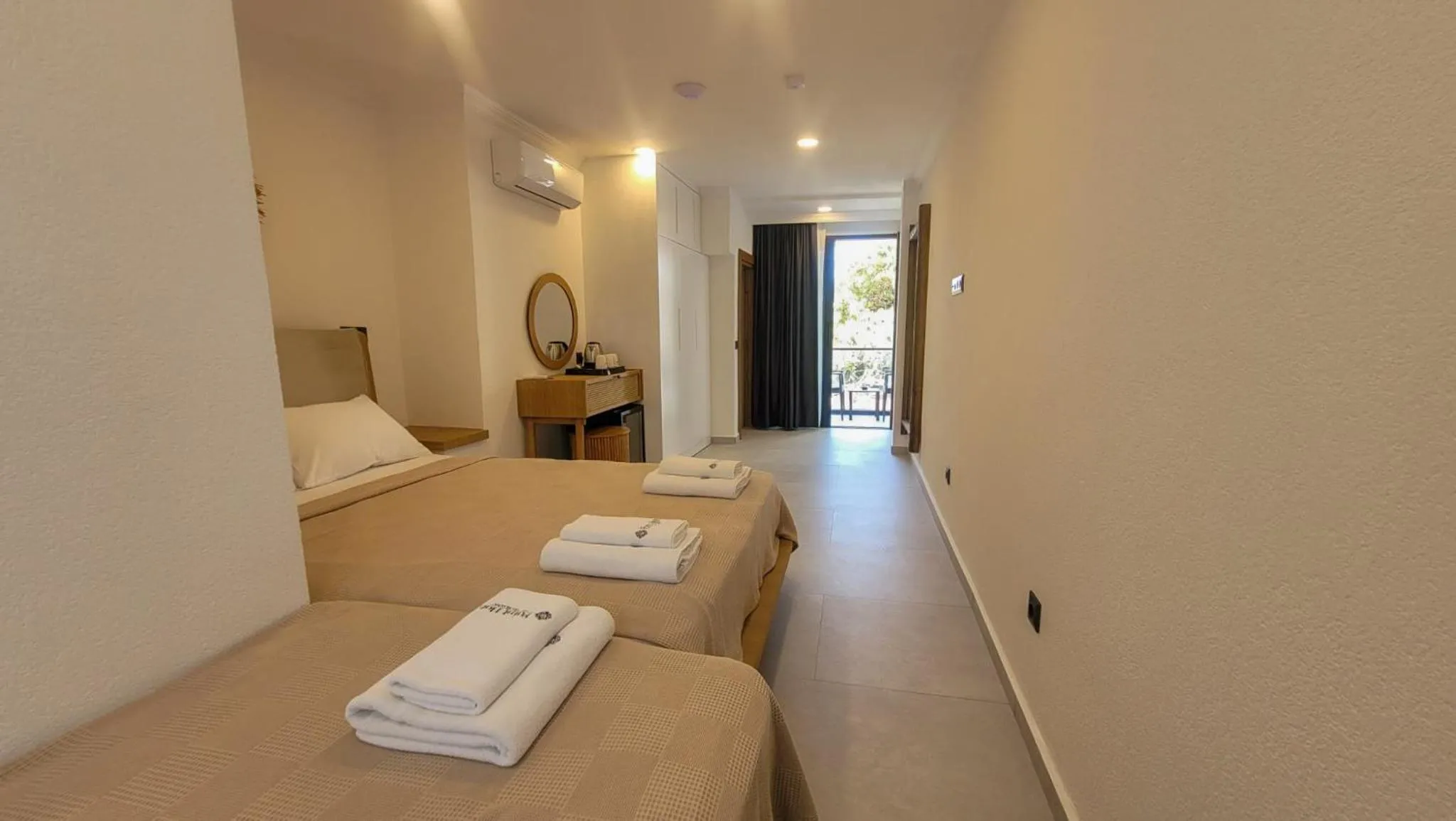 Bed in Blue Point Hotel Yalikavak