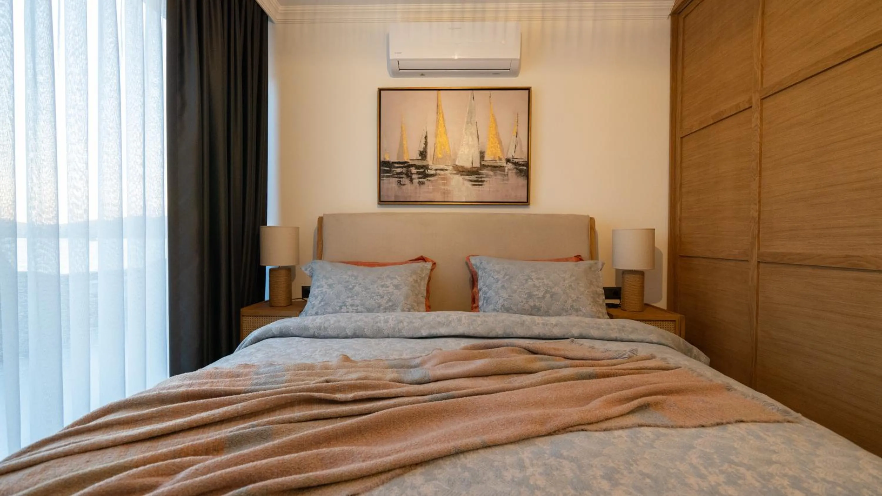 Bed in Blue Point Hotel Yalikavak