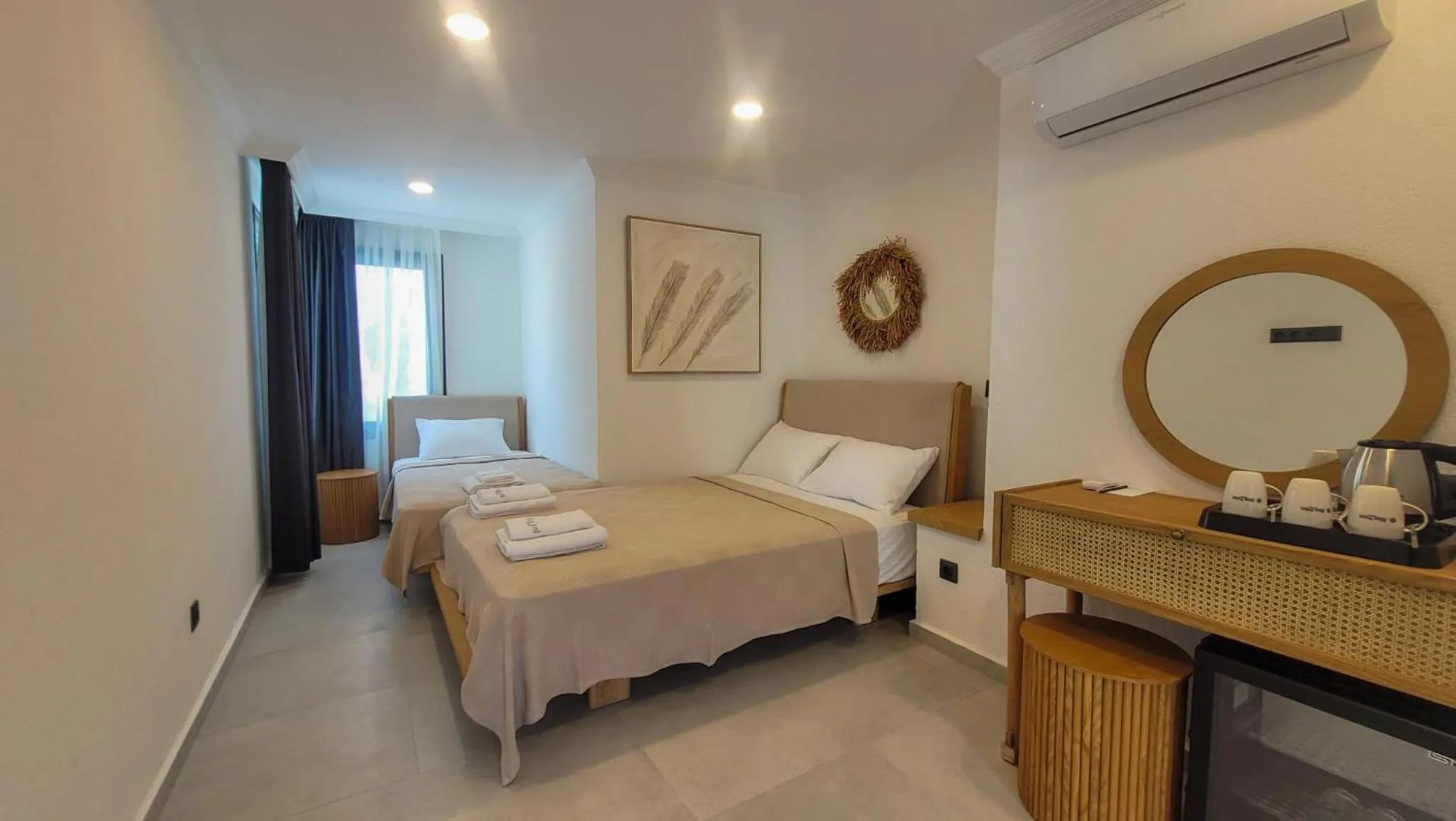 Bed in Blue Point Hotel Yalikavak