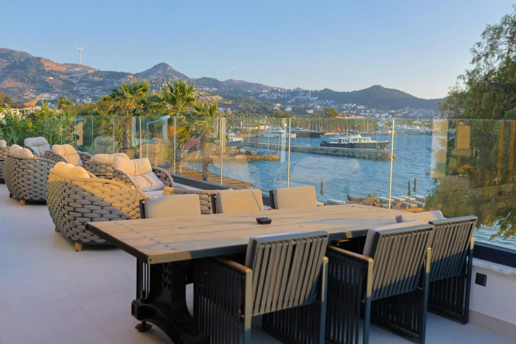 Seating area in Blue Point Hotel Yalikavak