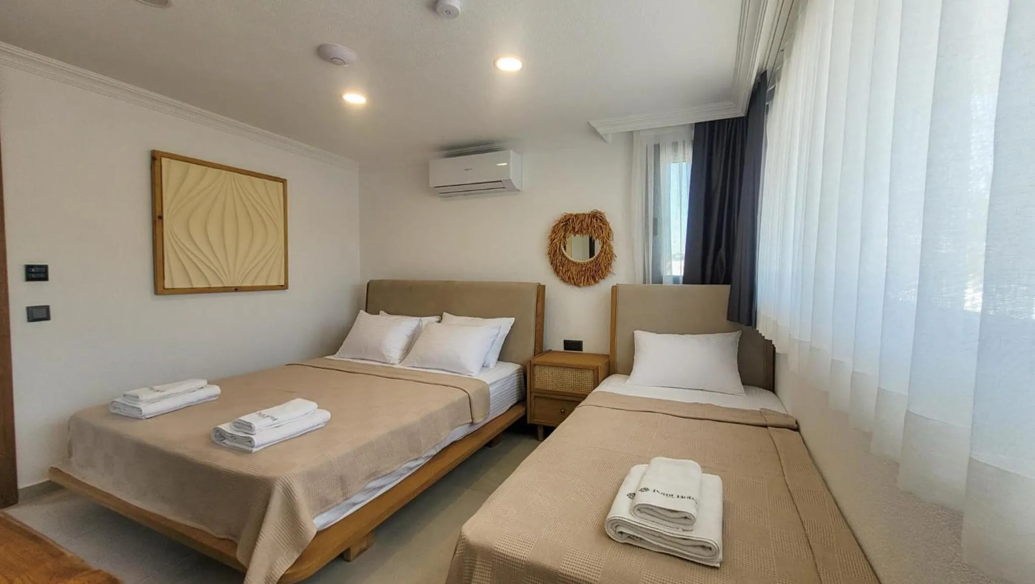 Bed in Blue Point Hotel Yalikavak