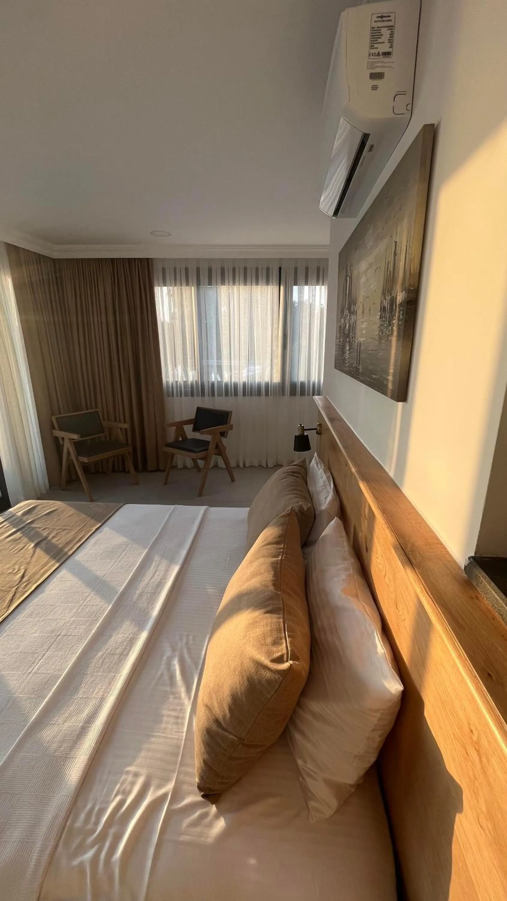 Bed in Blue Point Hotel Yalikavak