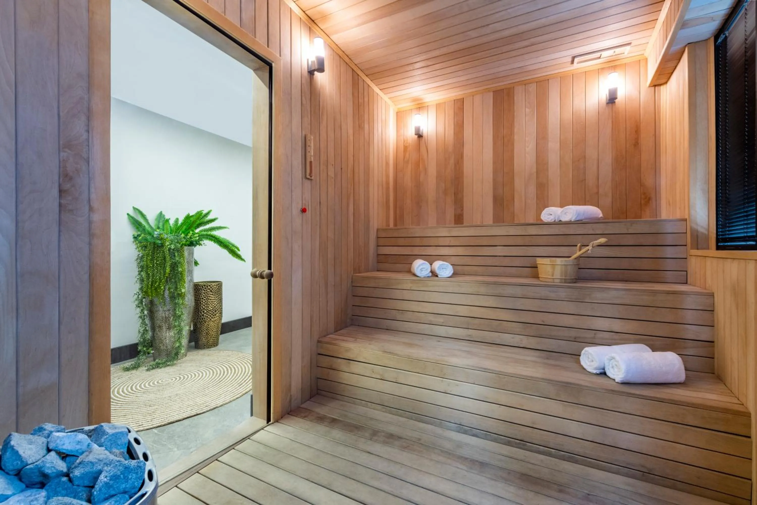 Sauna in STEPS Batumi Hotel & Suites