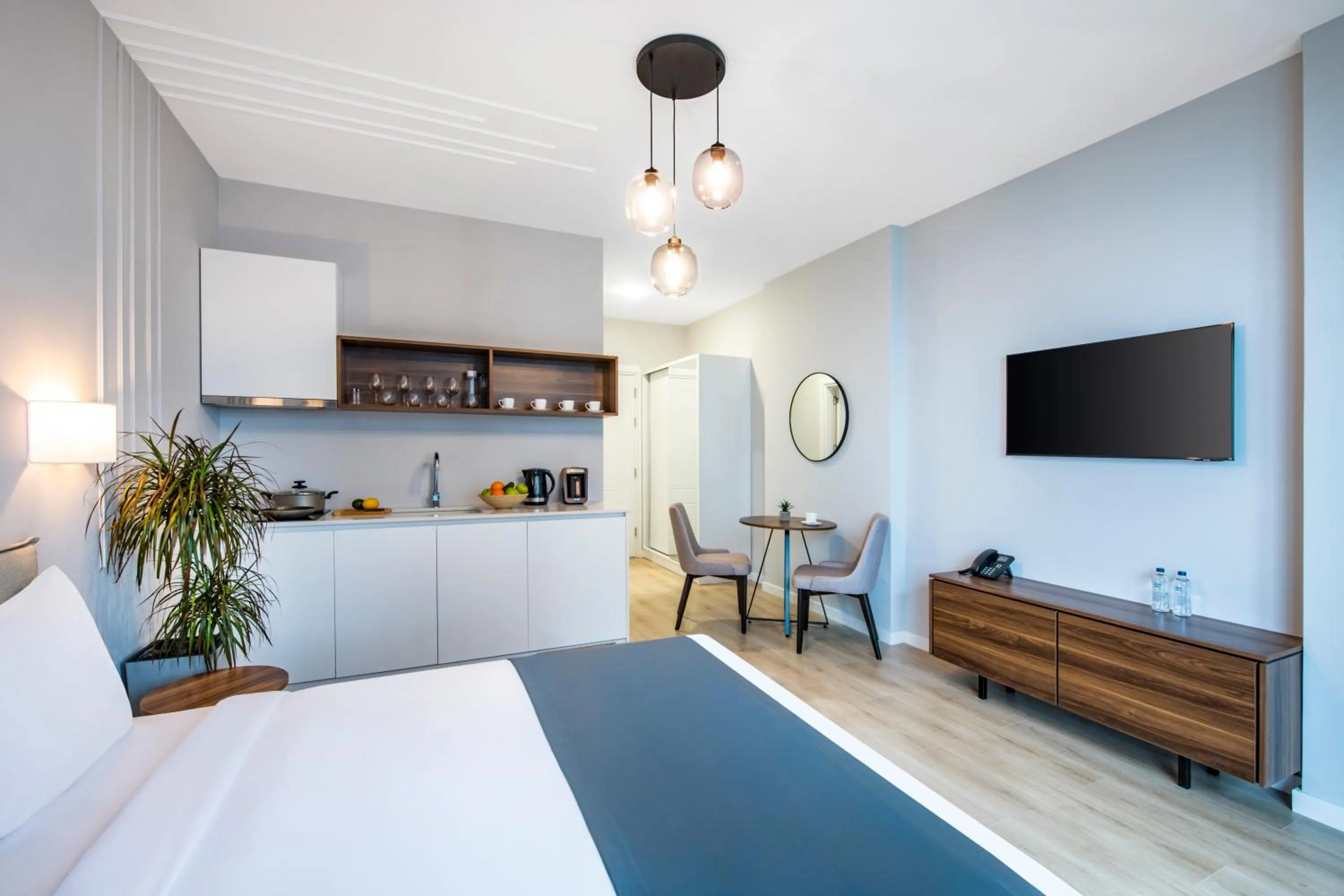 Photo of the whole room, Bed in STEPS Batumi Hotel & Suites