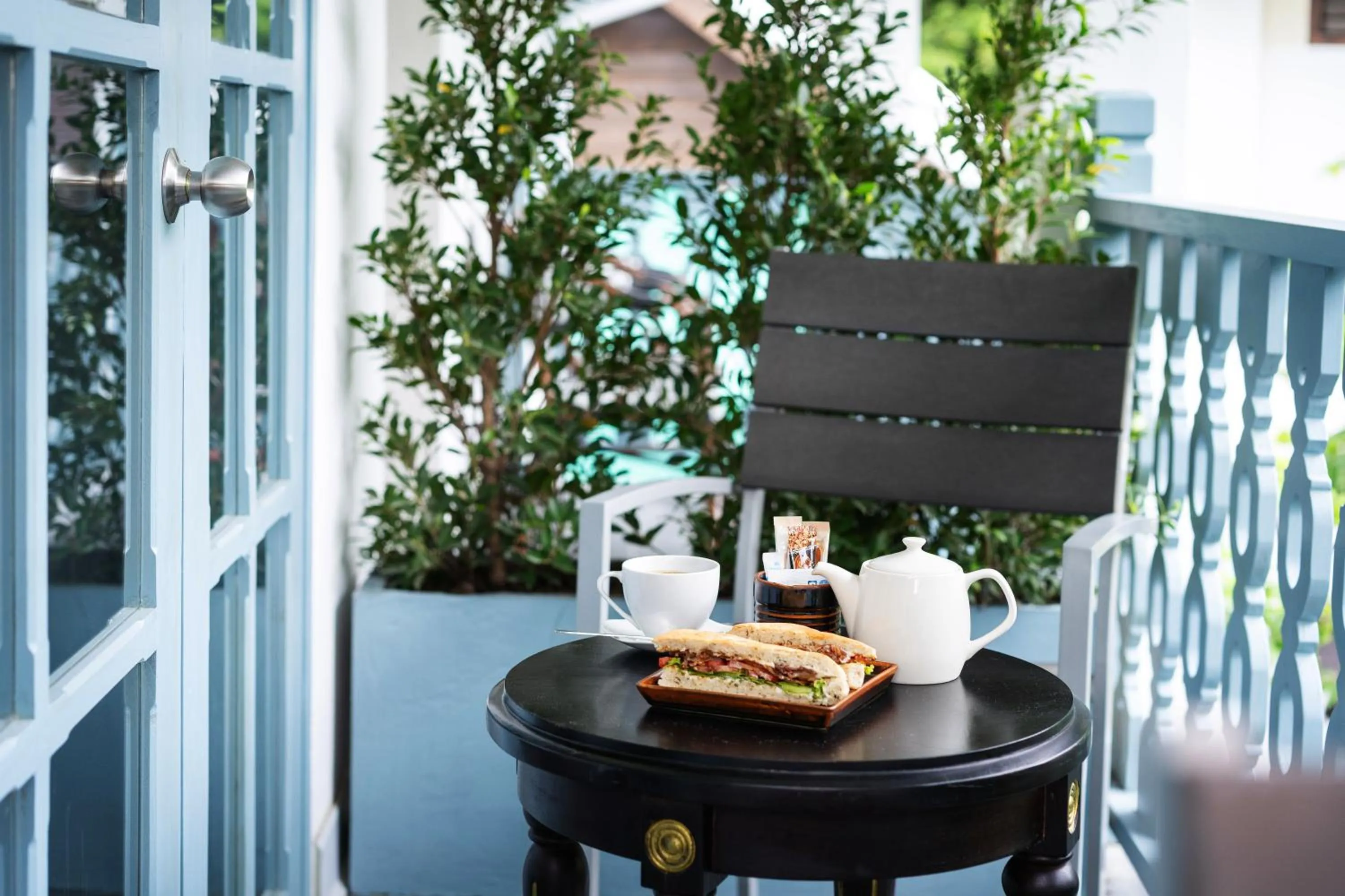 Balcony/Terrace in Luangprabang D'or Boutique Hotel