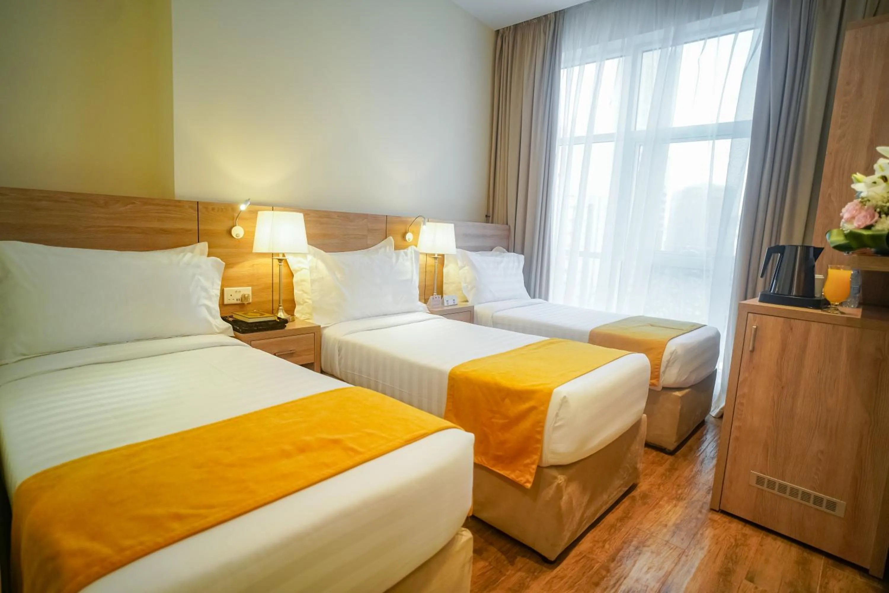 Bed in Worth Elite Hotel