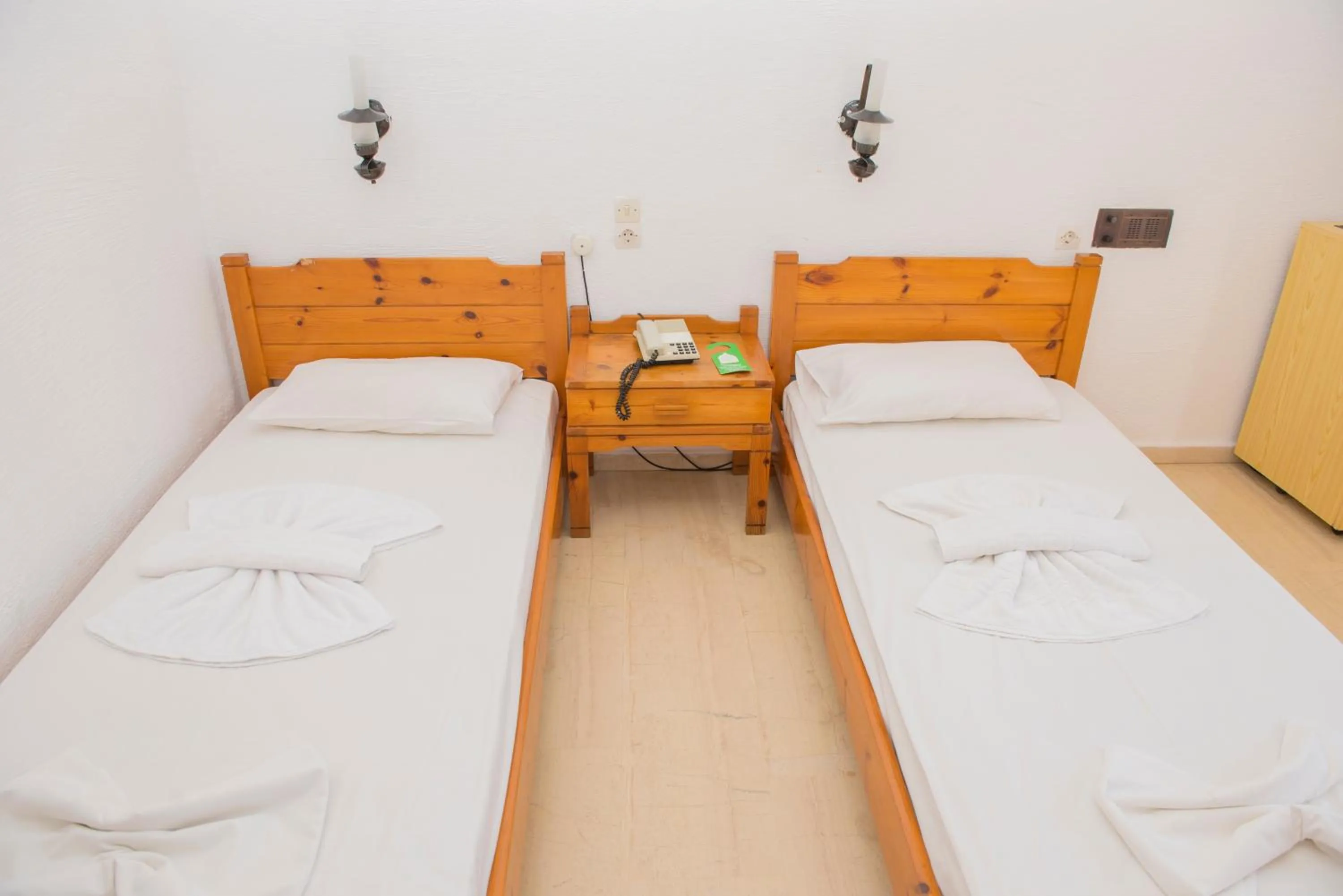 Bed in Hotel Velissarios