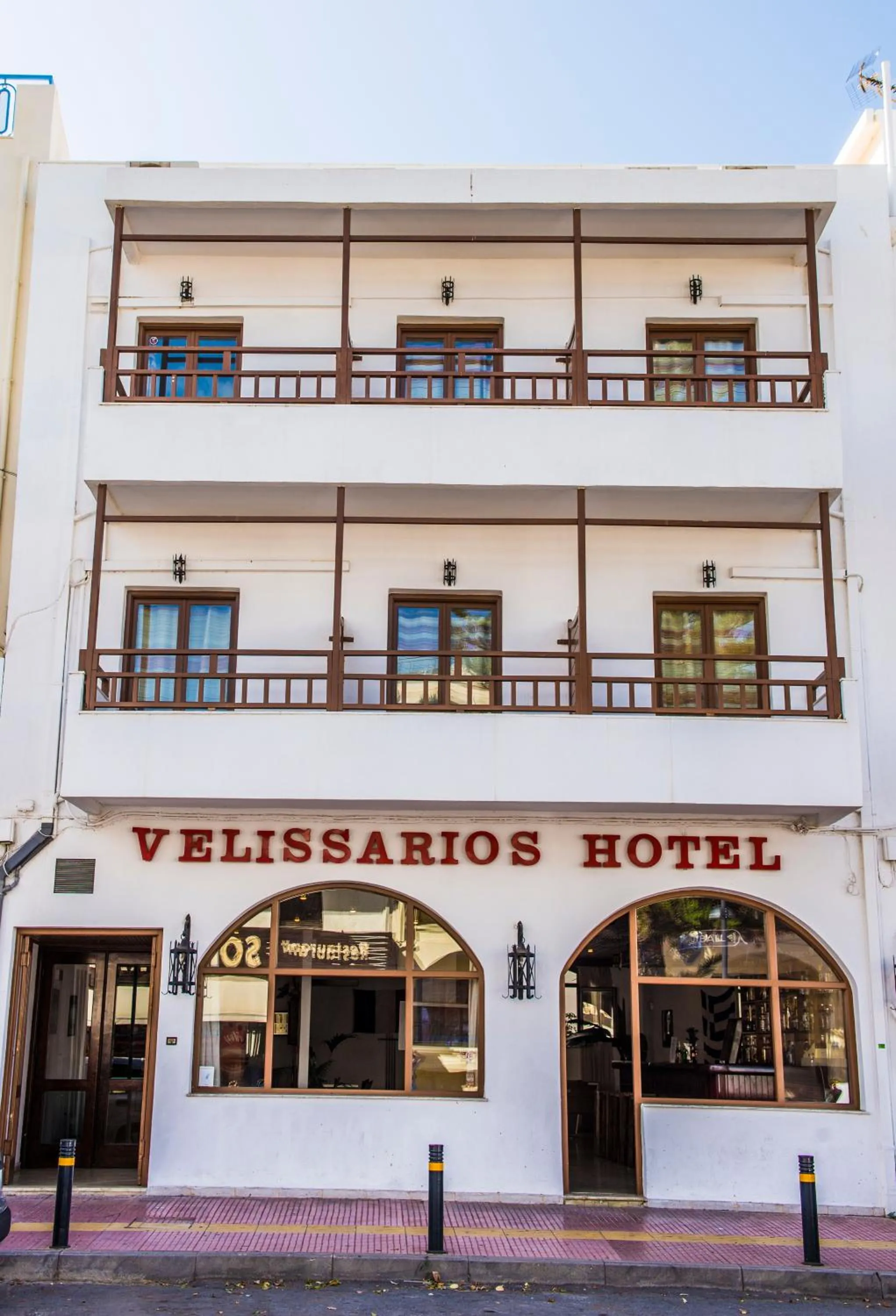 Facade/entrance in Hotel Velissarios