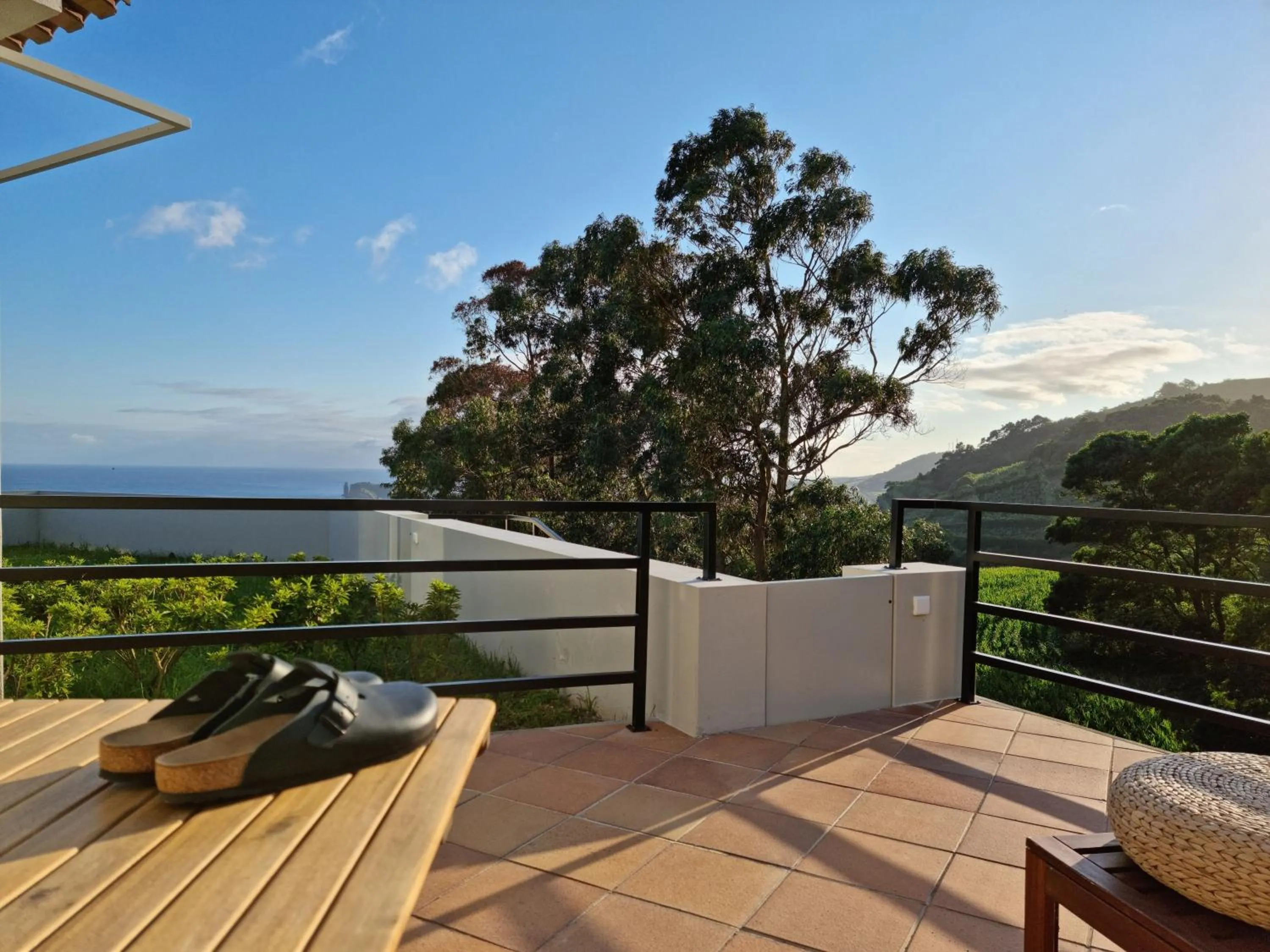 Balcony/Terrace in Place of Moments Natur-Suites SPA
