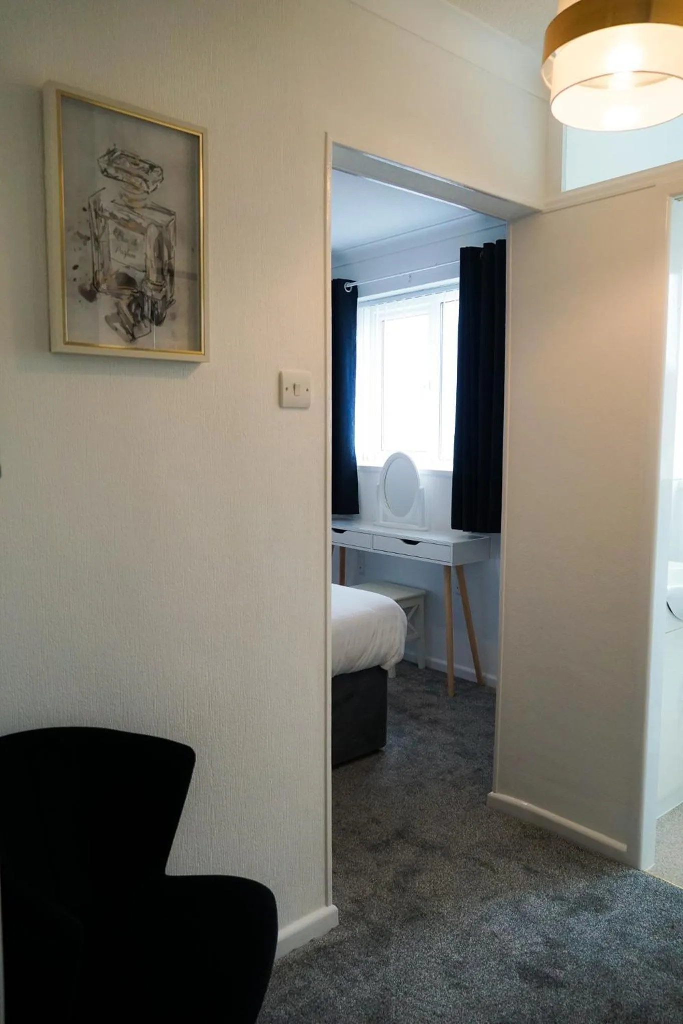 Bedroom, Bed in The Sandpiper Guest House