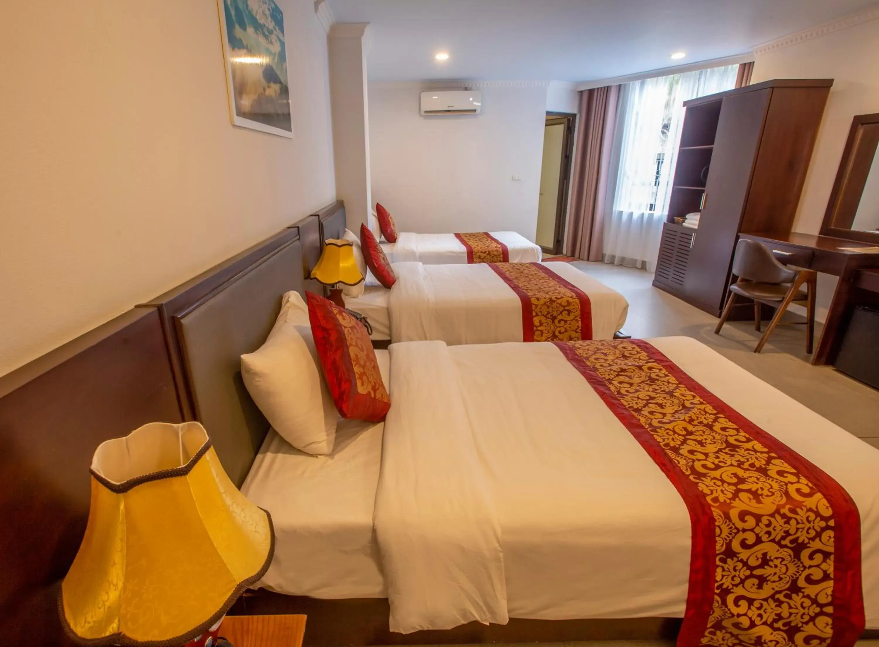 Triple Room with City View in Grand Flamant Hotel Sapa Triple Room with City View in Grand Flamant Hotel Sapa