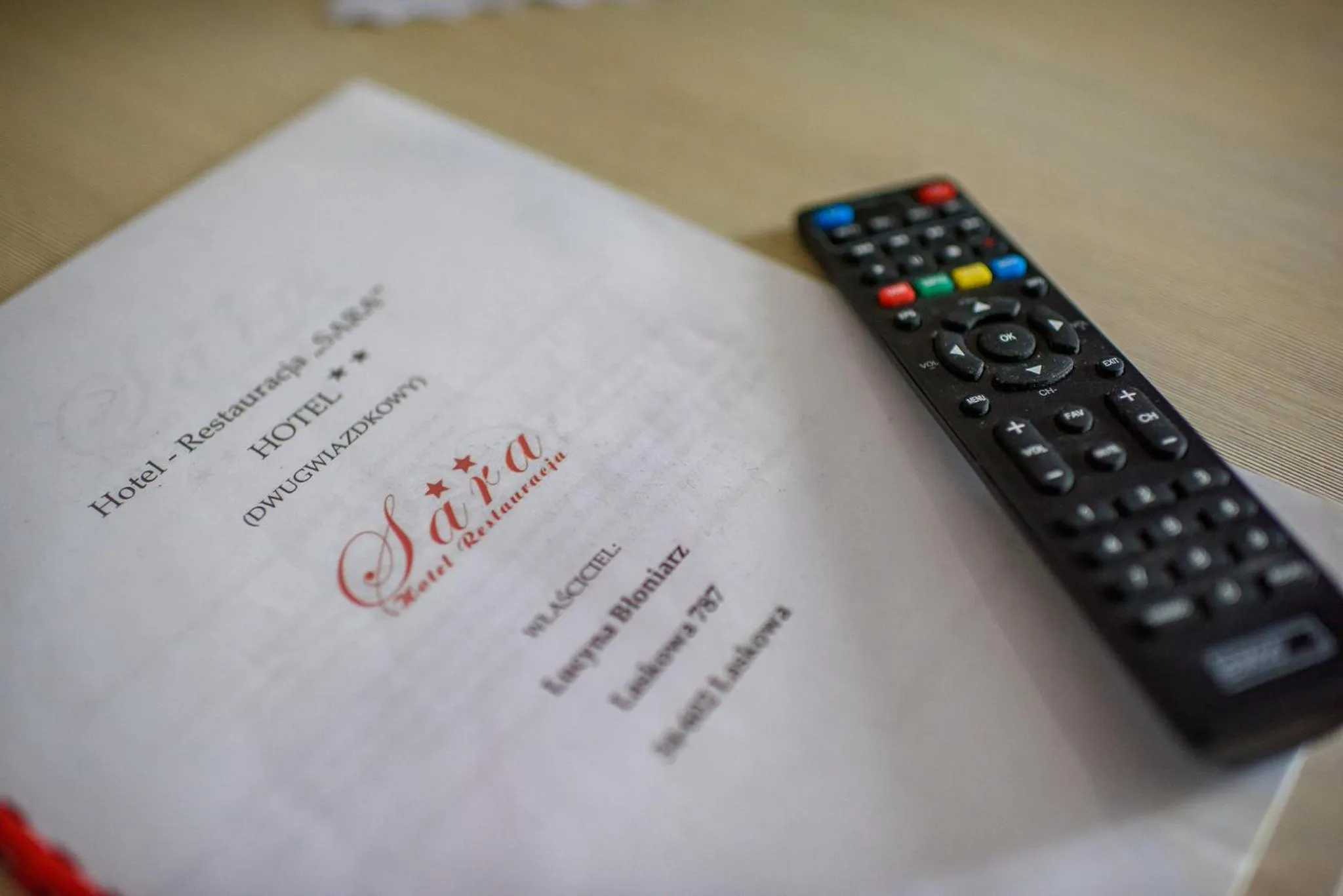 Seating area in Hotel Restauracja Sara