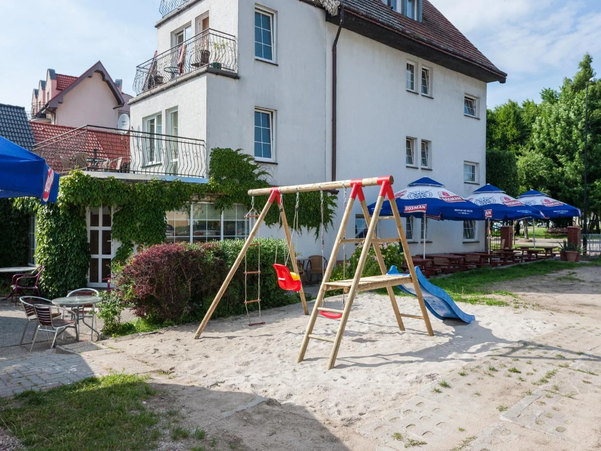 Children play ground in Dom Gościnny Sand