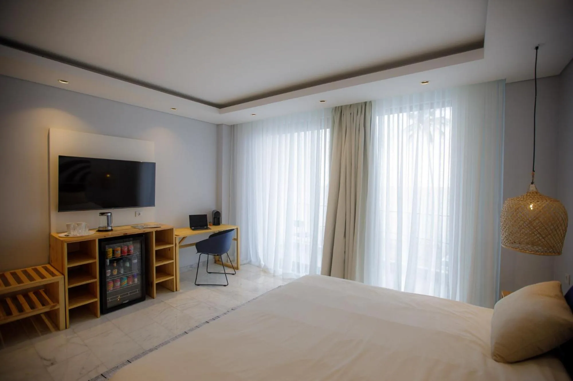 Bedroom, Bed in Cowork Lab Suites