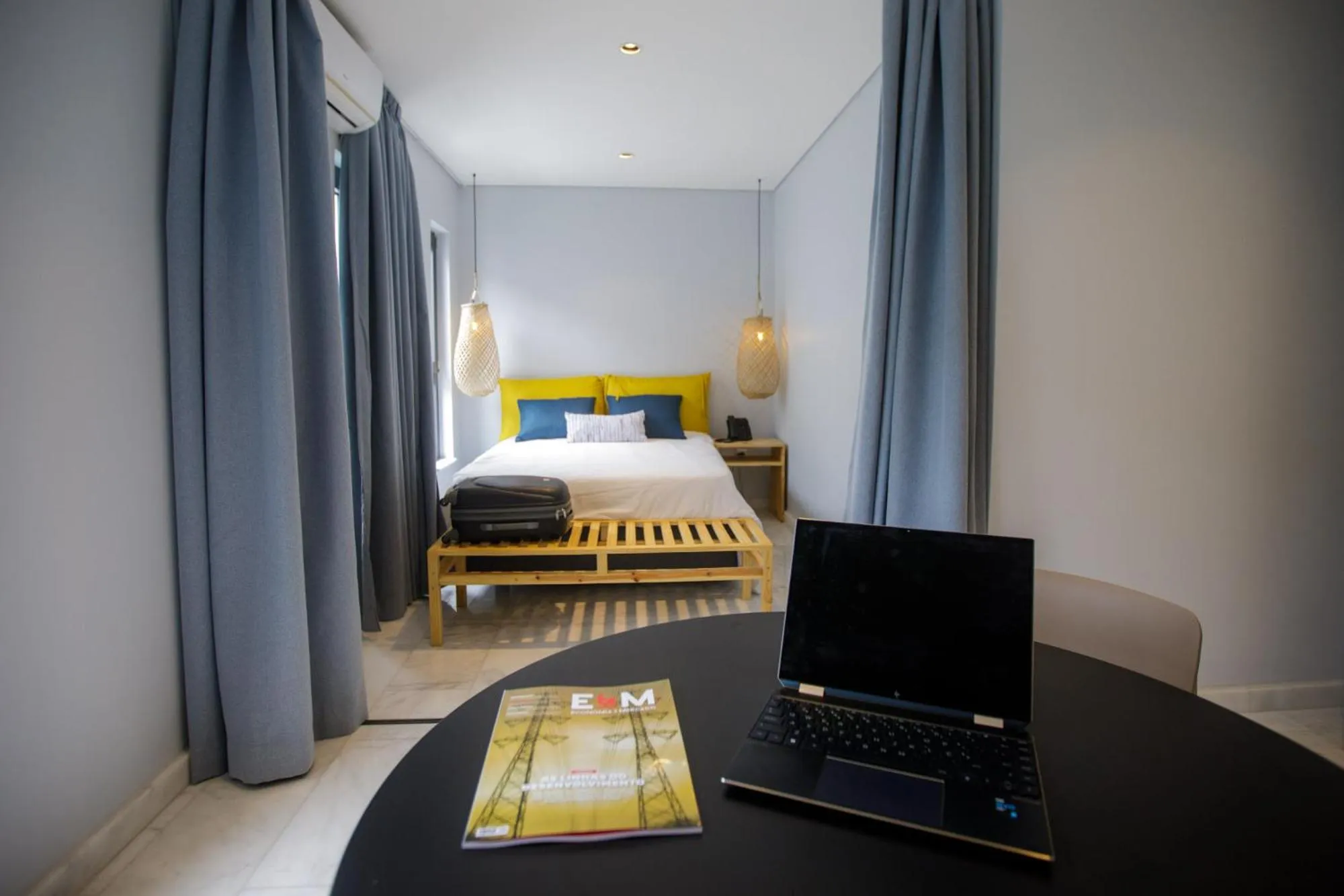 Bedroom, Bed in Cowork Lab Suites