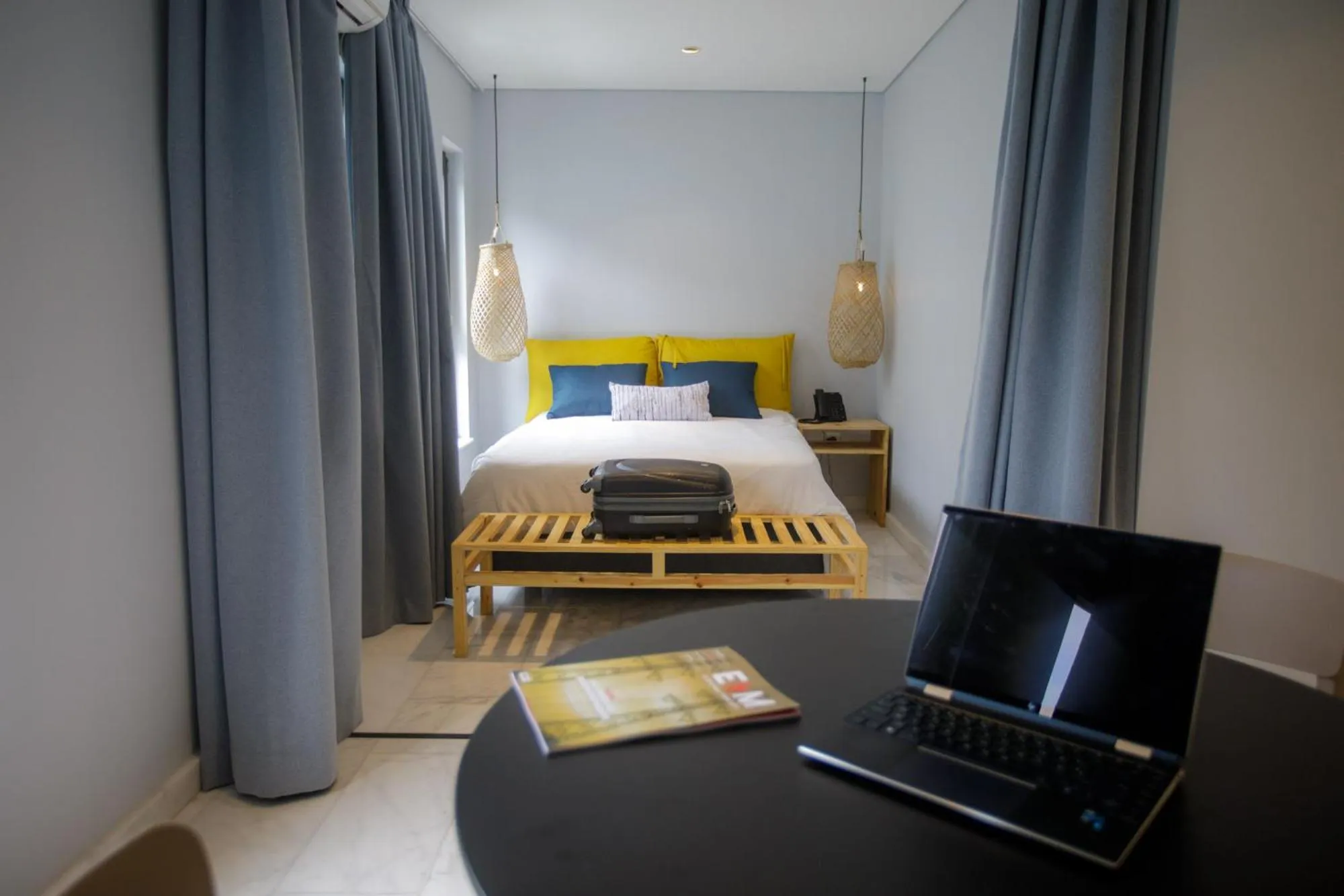 Bedroom, Bed in Cowork Lab Suites