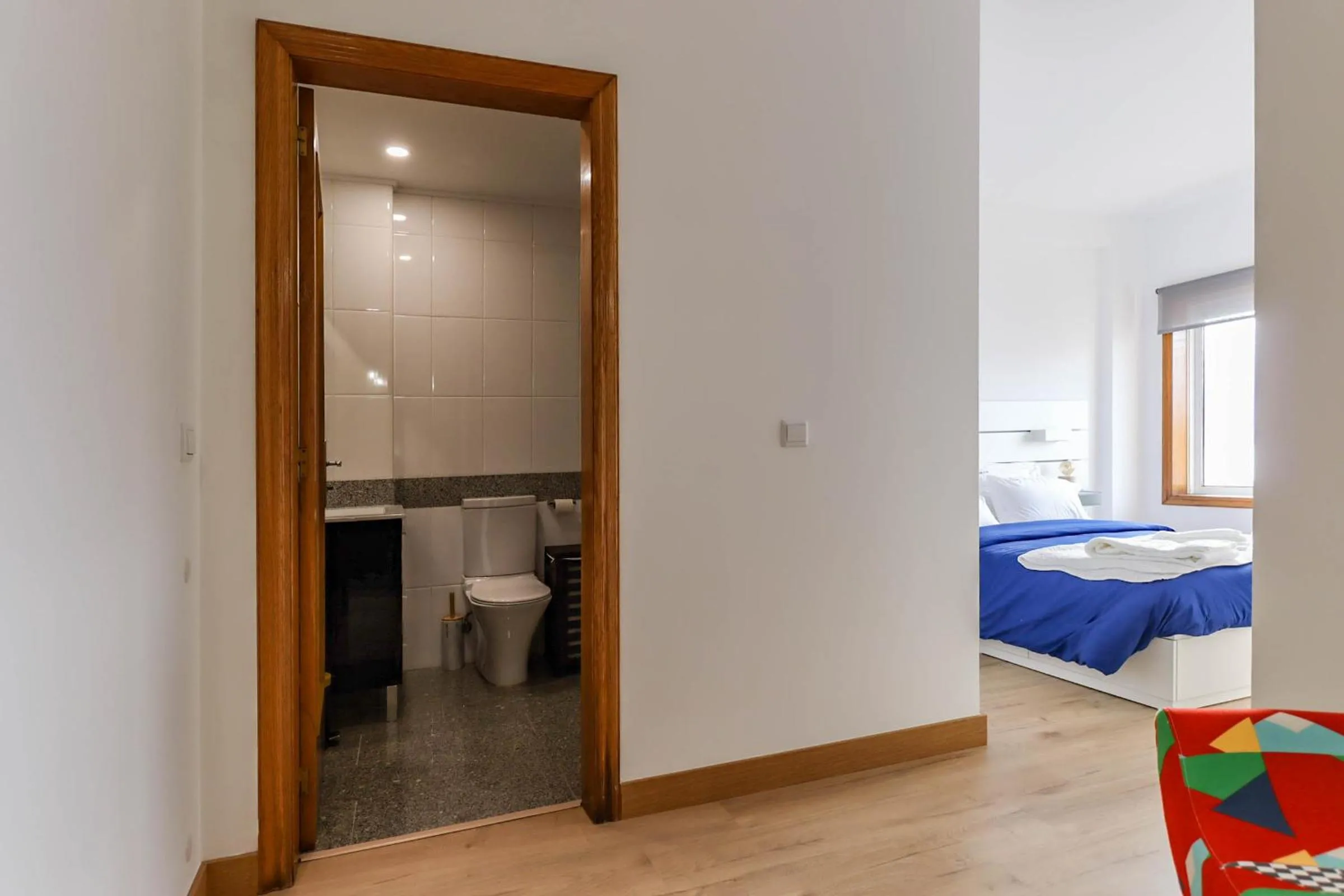 Bed in Flor do Mar - Spacious Apartment with Balcony