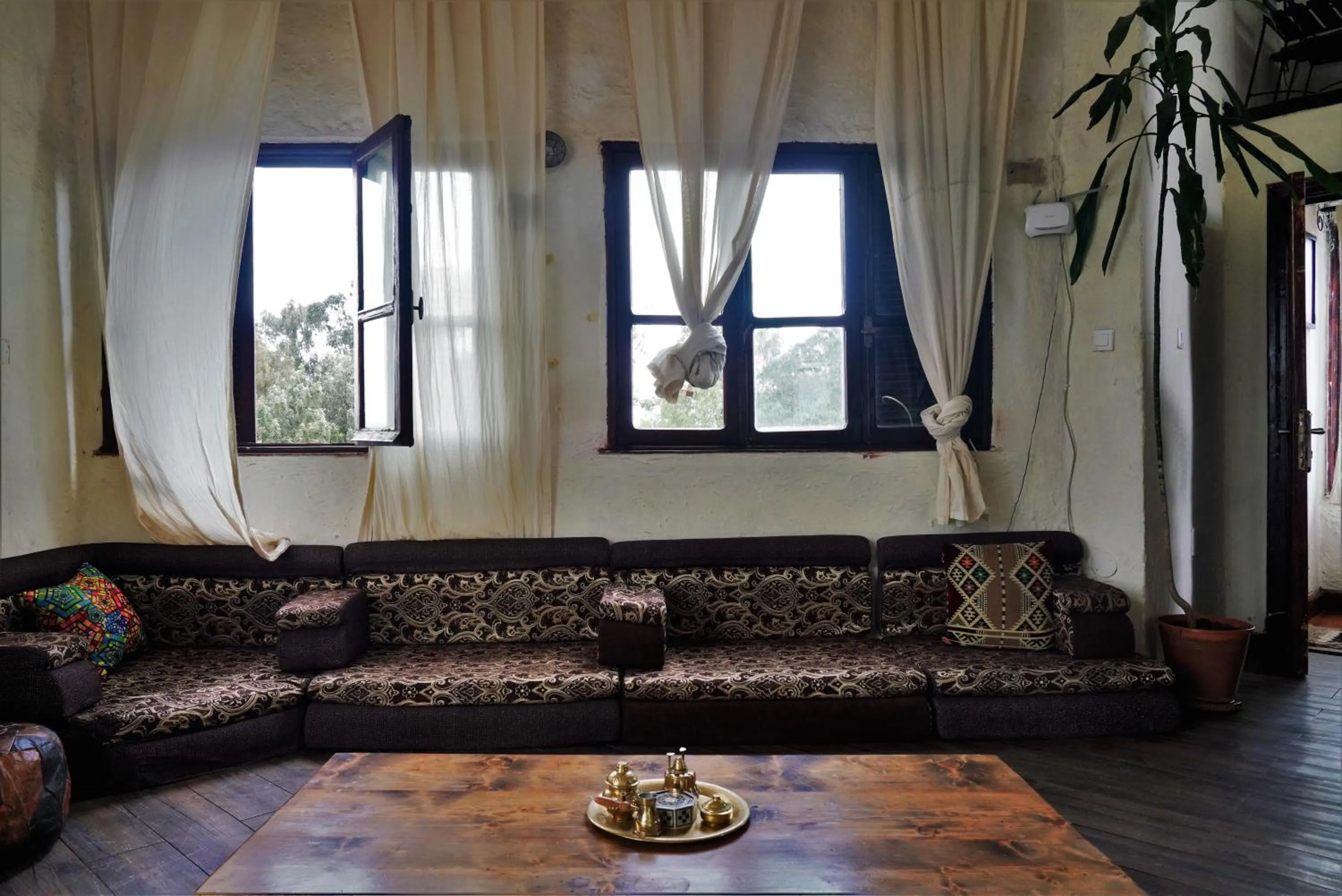 Living room in Tryst Boutique Hotel