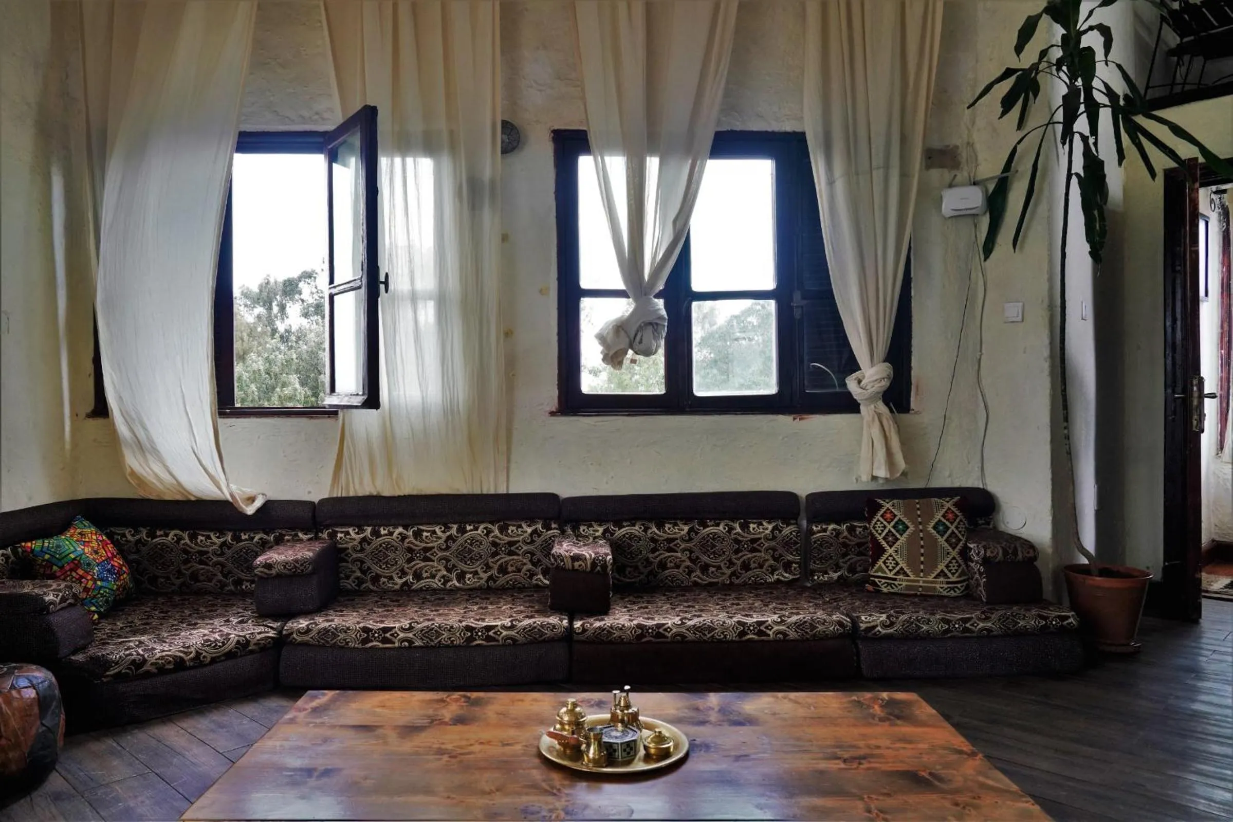 Living room in Tryst Boutique Hotel