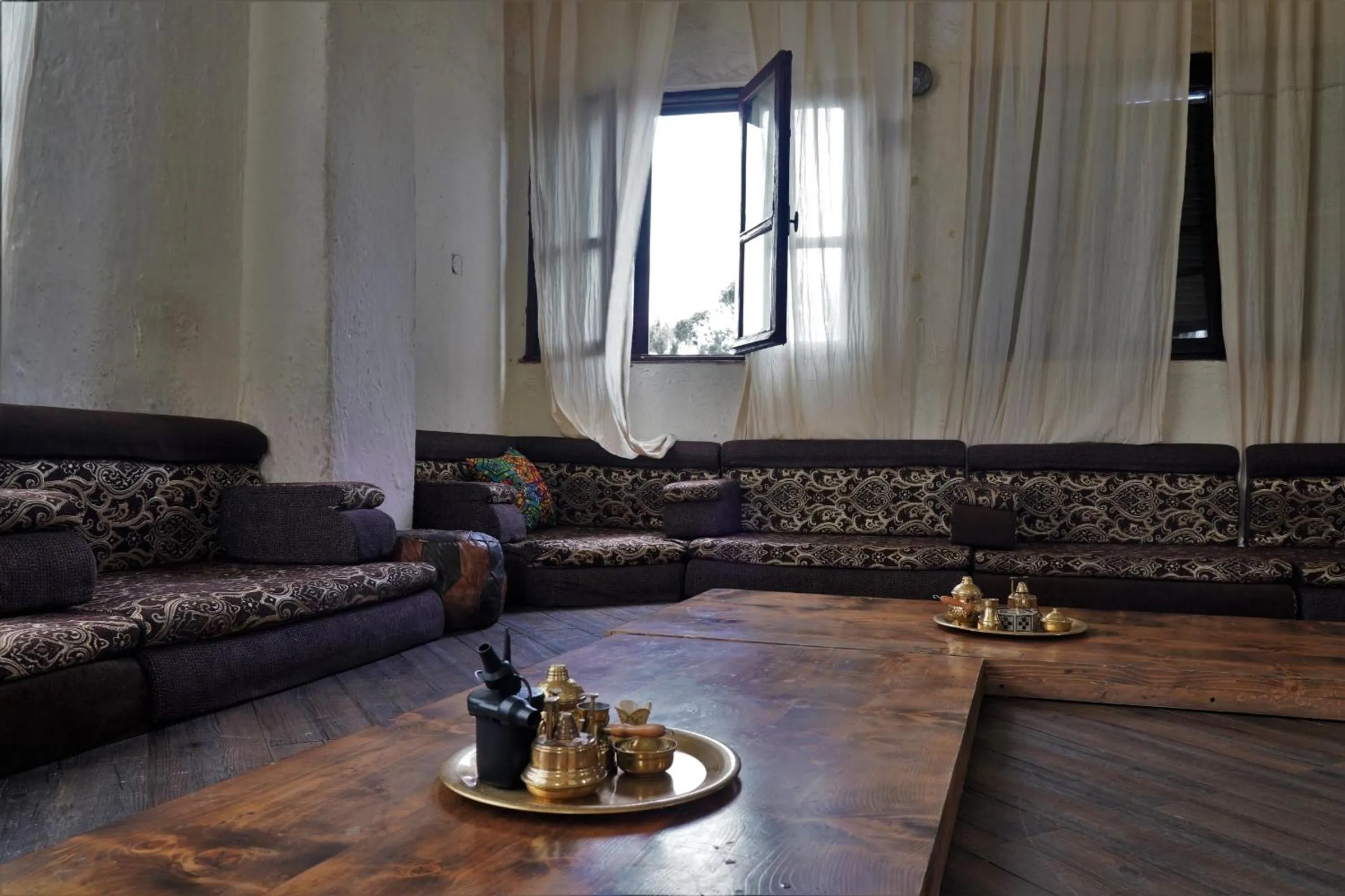 Living room in Tryst Boutique Hotel