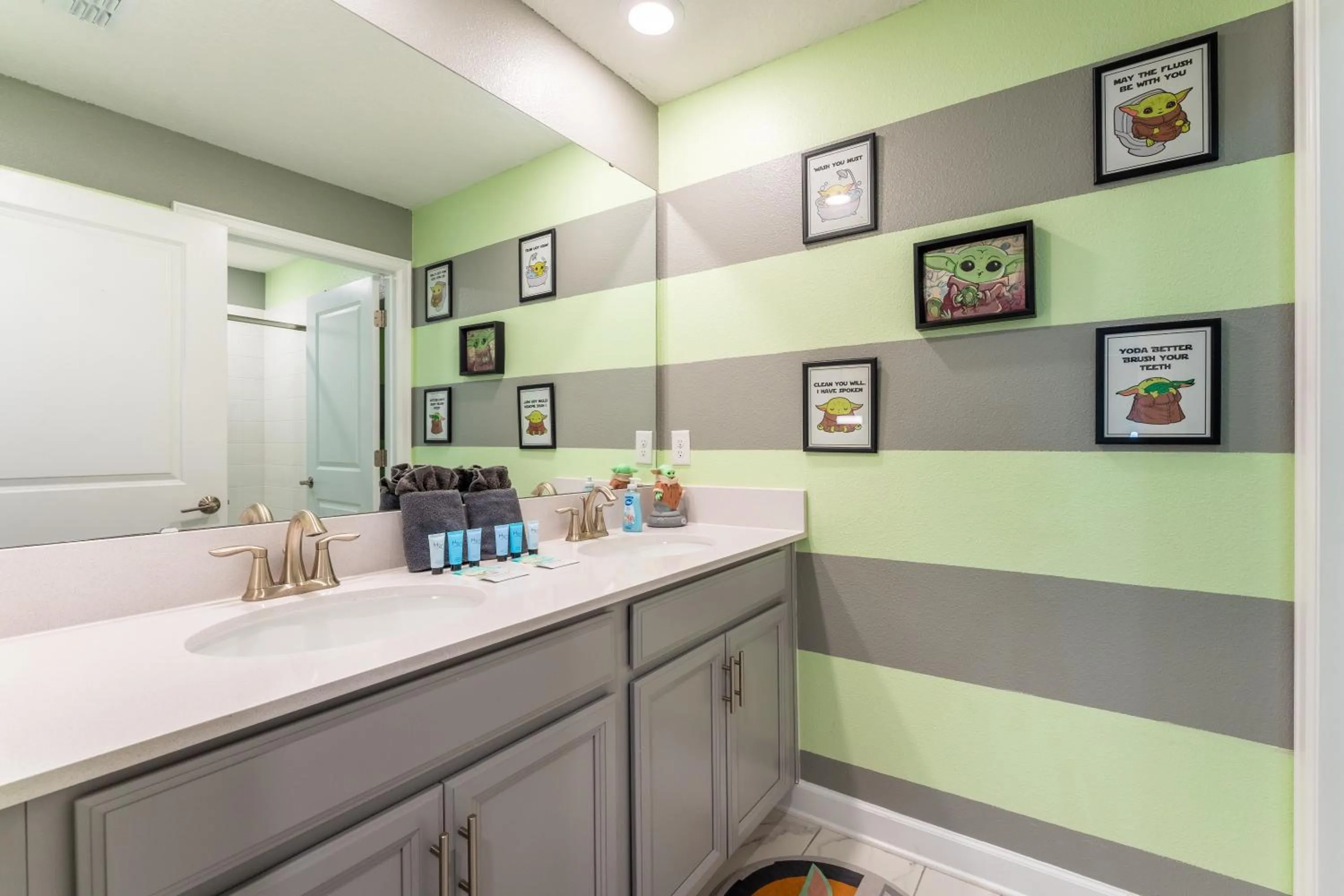 Bathroom in Family Retreat near Disney with Pool & Hot Tub!