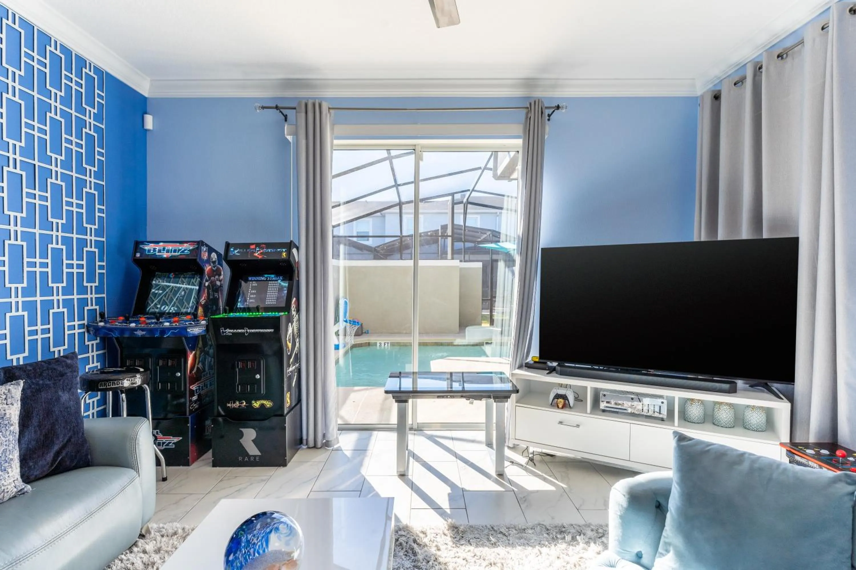 Game Room in Family Retreat near Disney with Pool & Hot Tub!