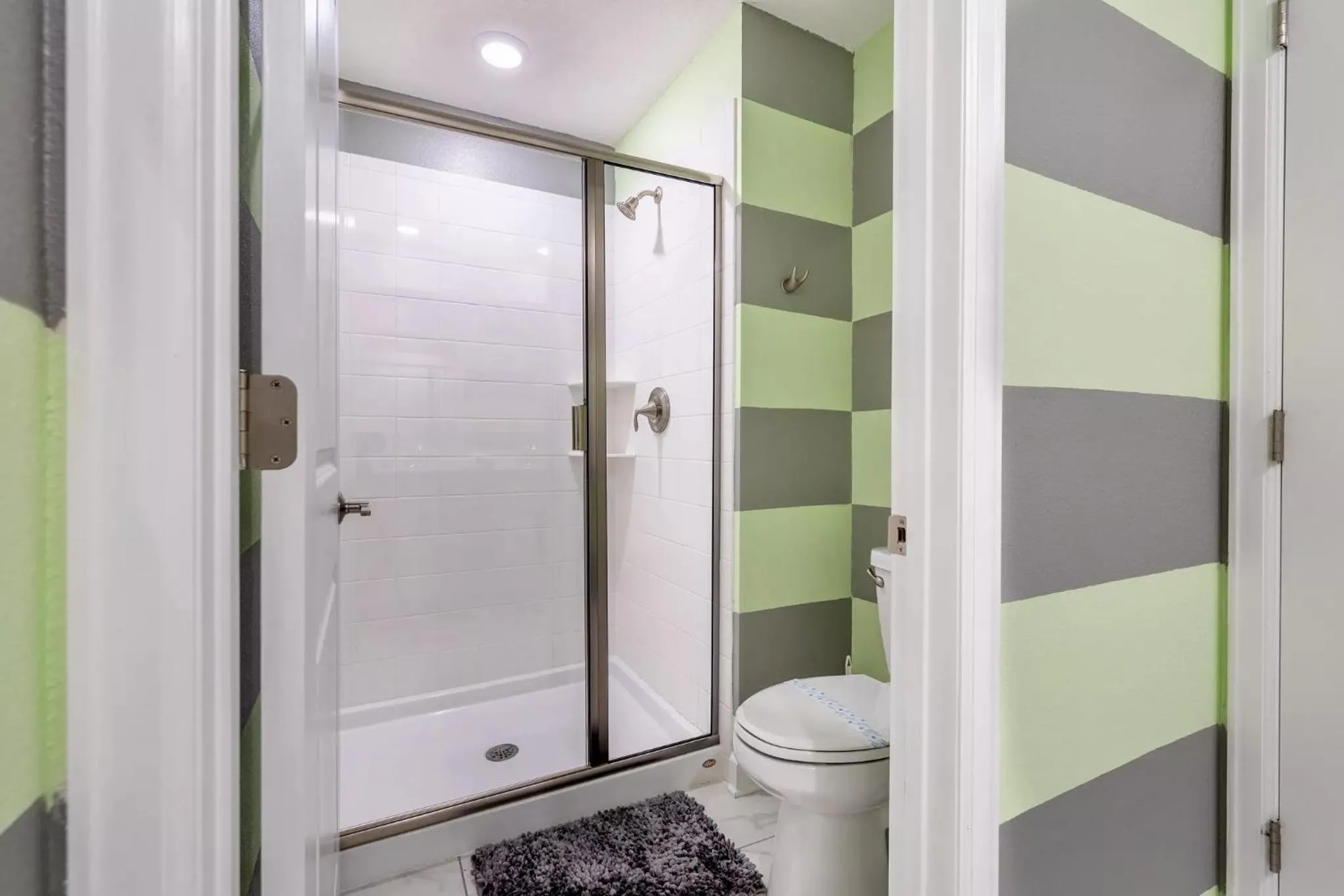 Shower in Family Retreat near Disney with Pool & Hot Tub!