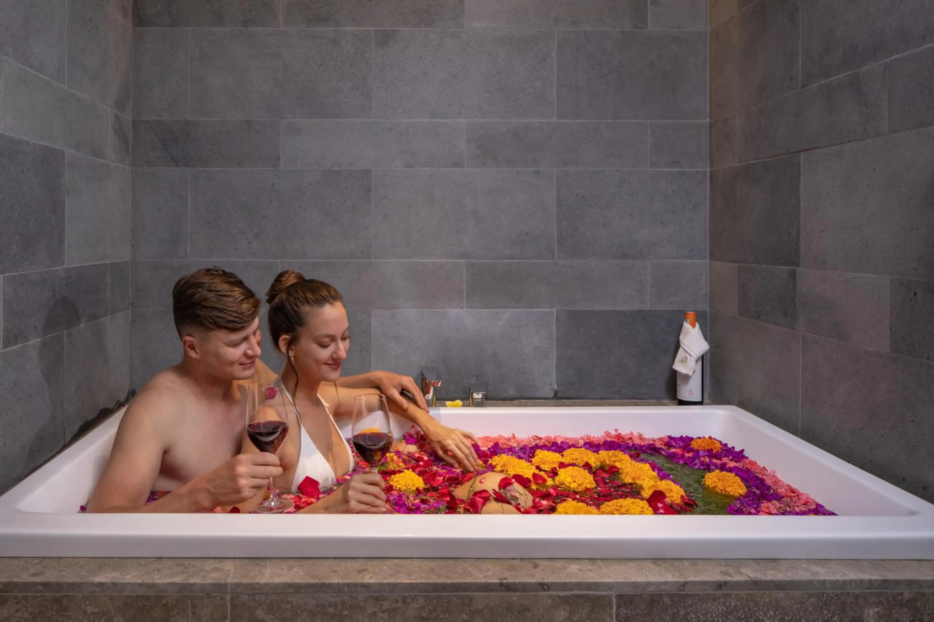 Bathroom in Sumitra Luxury Villas & Resort by Pramana