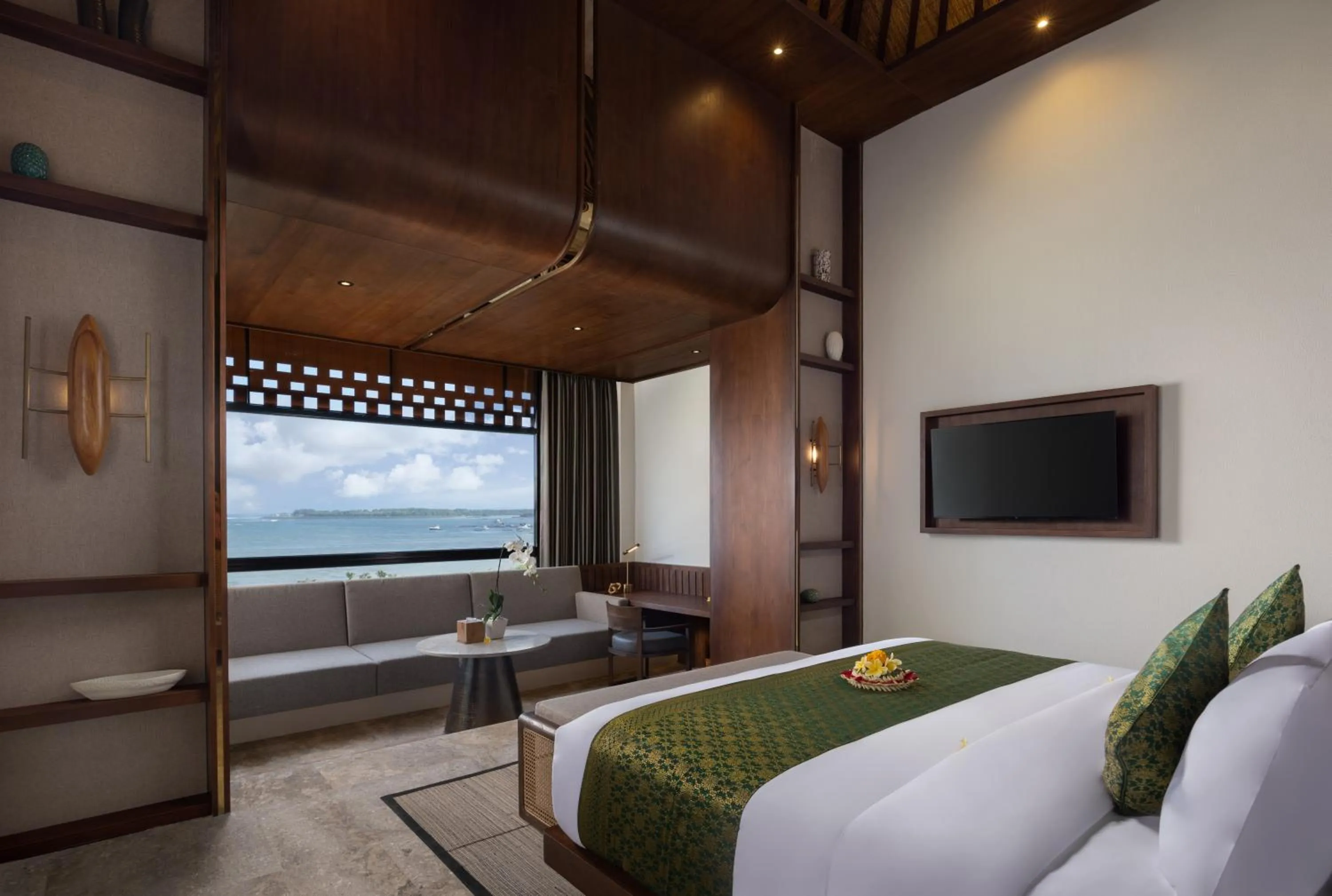 View (from property/room), Bed in Sumitra Luxury Villas & Resort by Pramana