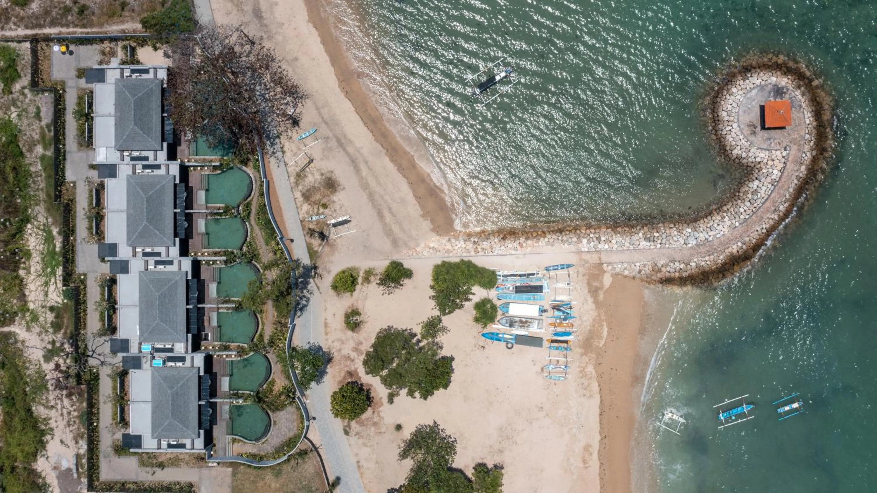 Bird's eye view in Sumitra Luxury Villas & Resort by Pramana