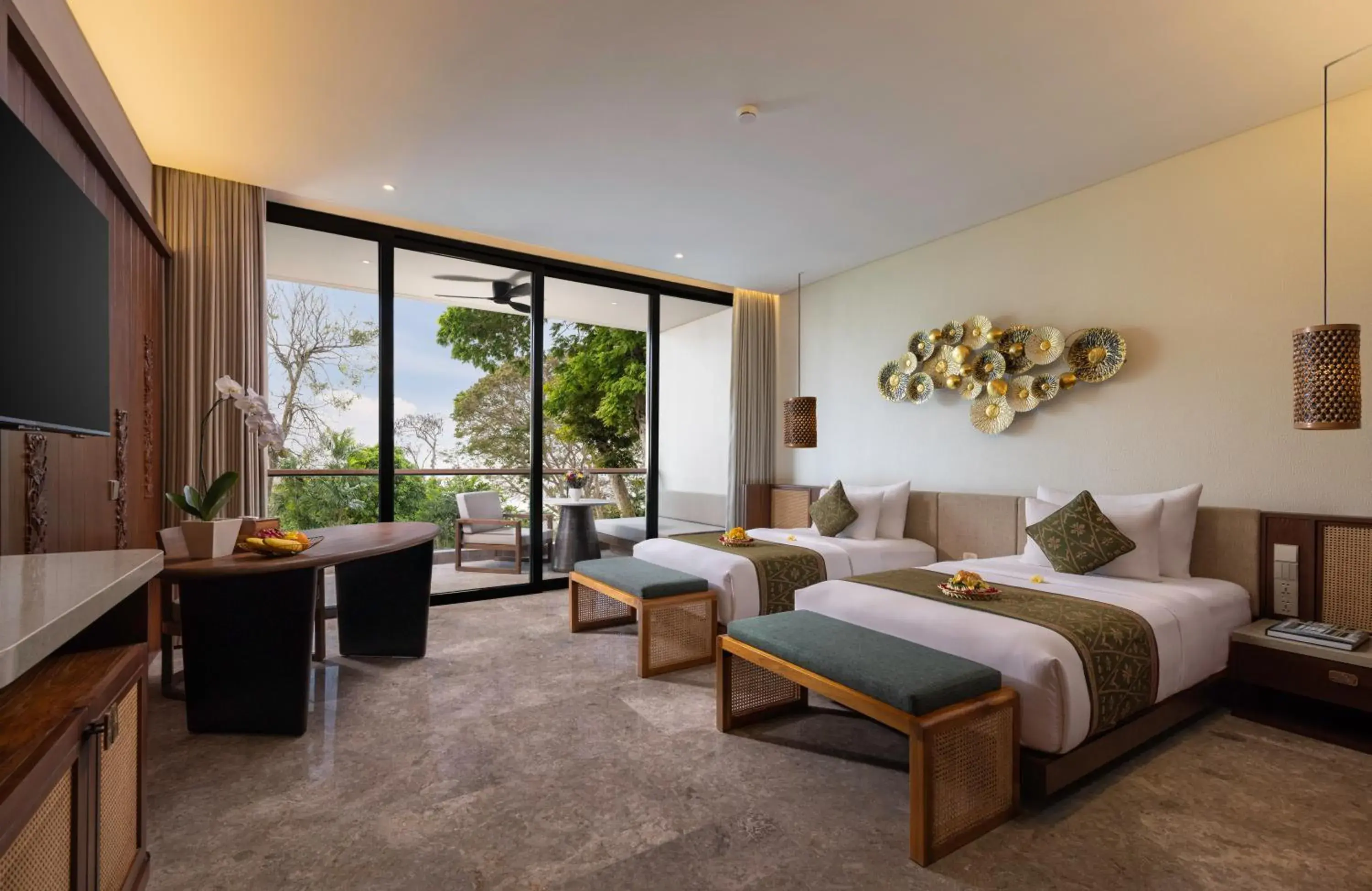 Luxury Suite Twin Garden View in Sumitra Luxury Villas & Resort by Pramana Luxury Suite Twin Garden View in Sumitra Luxury Villas & Resort by Pramana