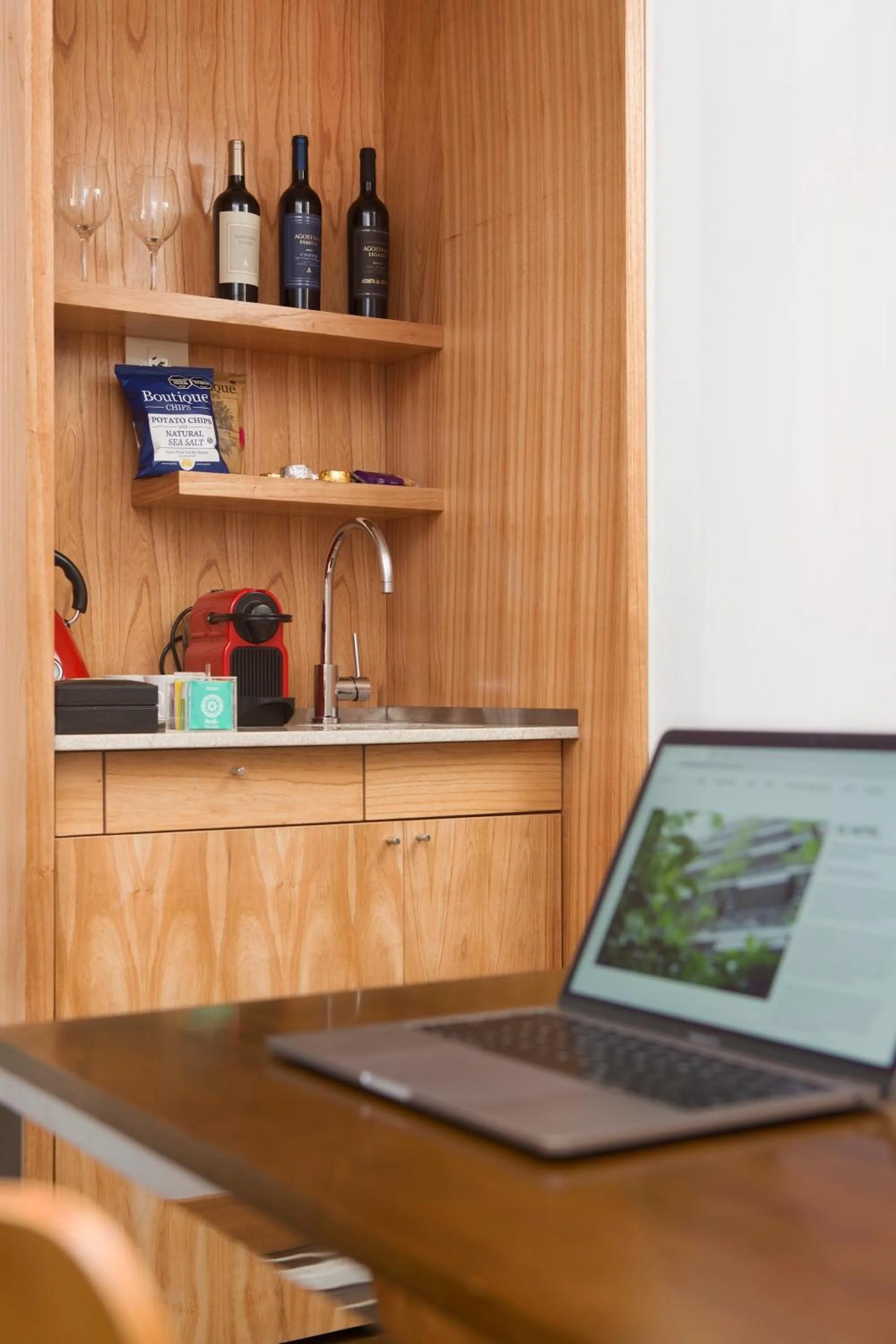 minibar in Palo Santo Hotel