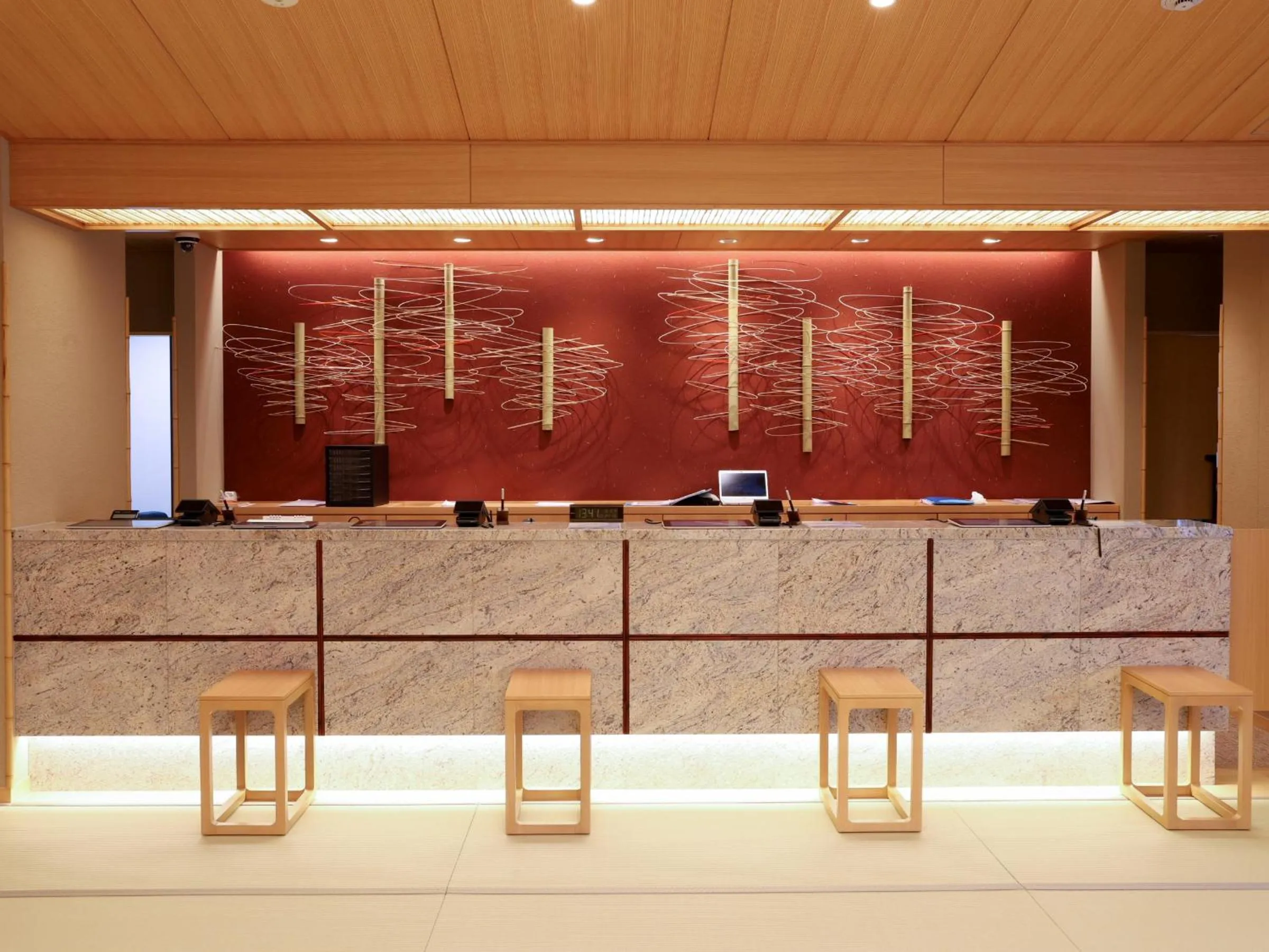 Lobby or reception in Beppu Hatto Onyado Nono Beppu