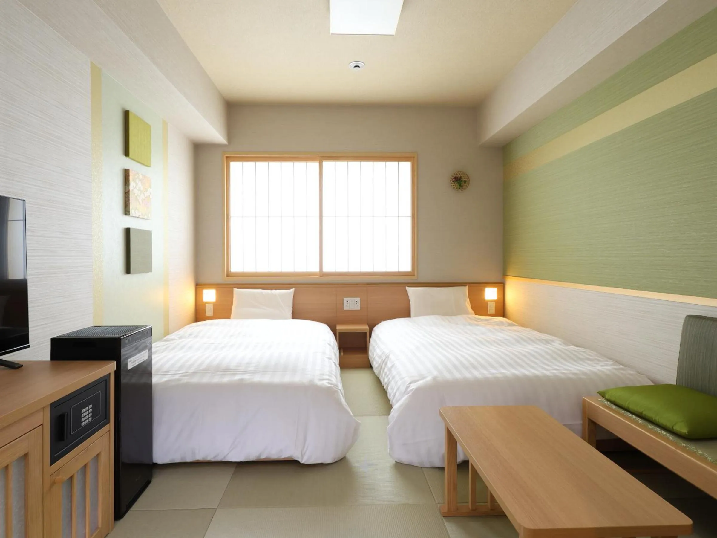 Photo of the whole room, Bed in Beppu Hatto Onyado Nono Beppu