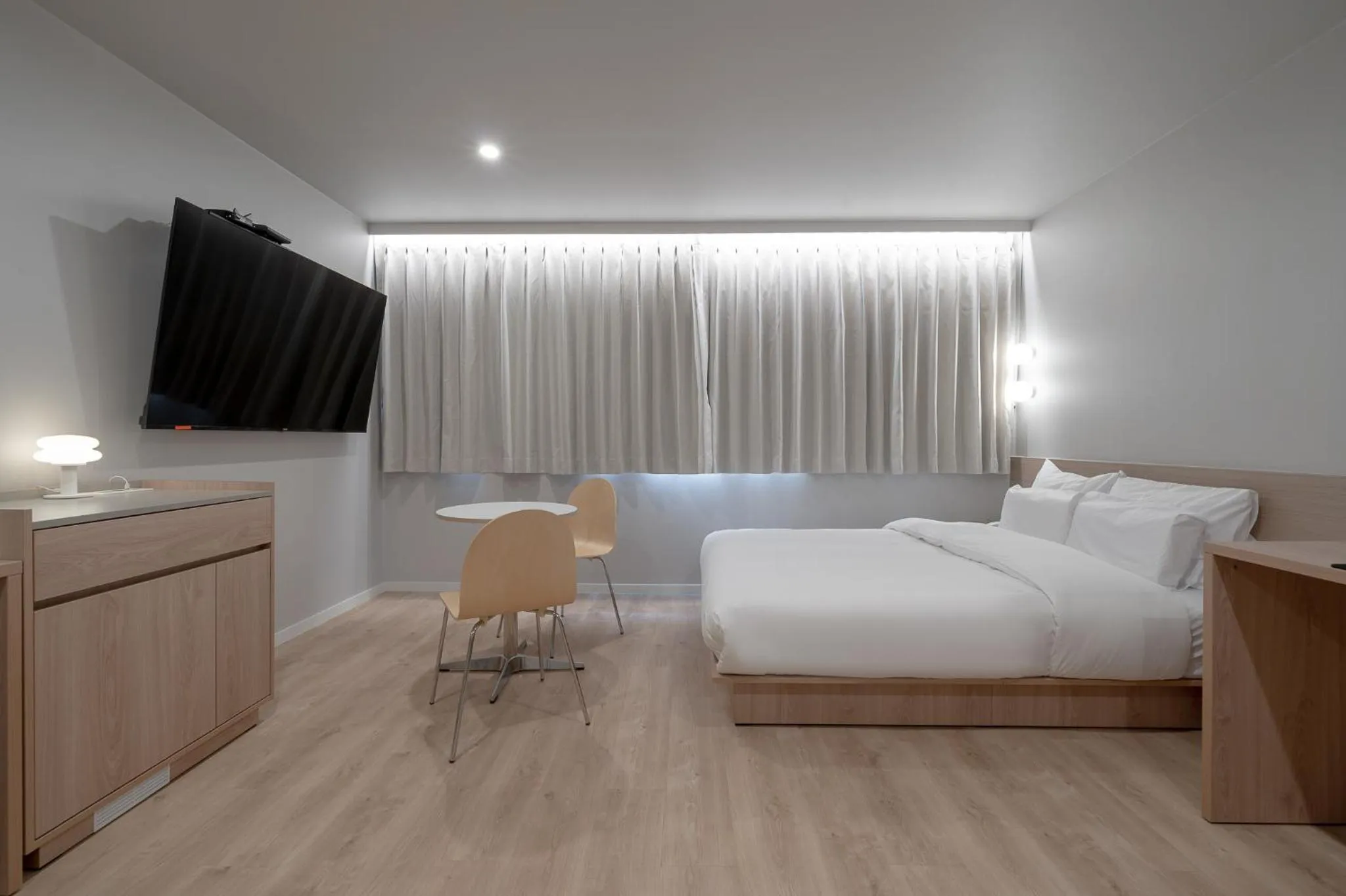 Bed in Cheonan Aank Hotel Seongjeong