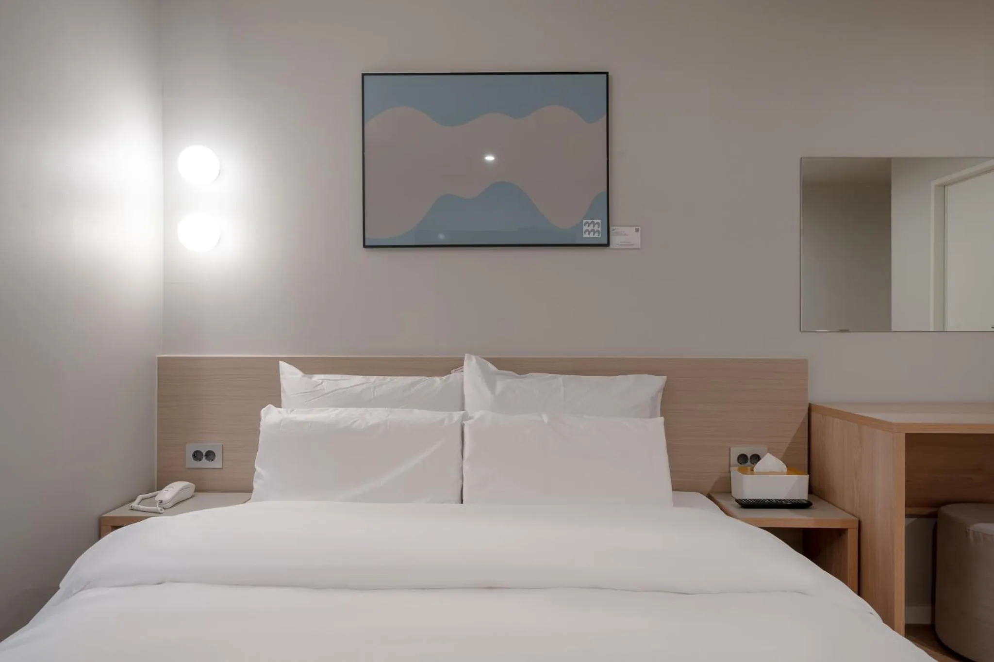 Bed in Cheonan Aank Hotel Seongjeong