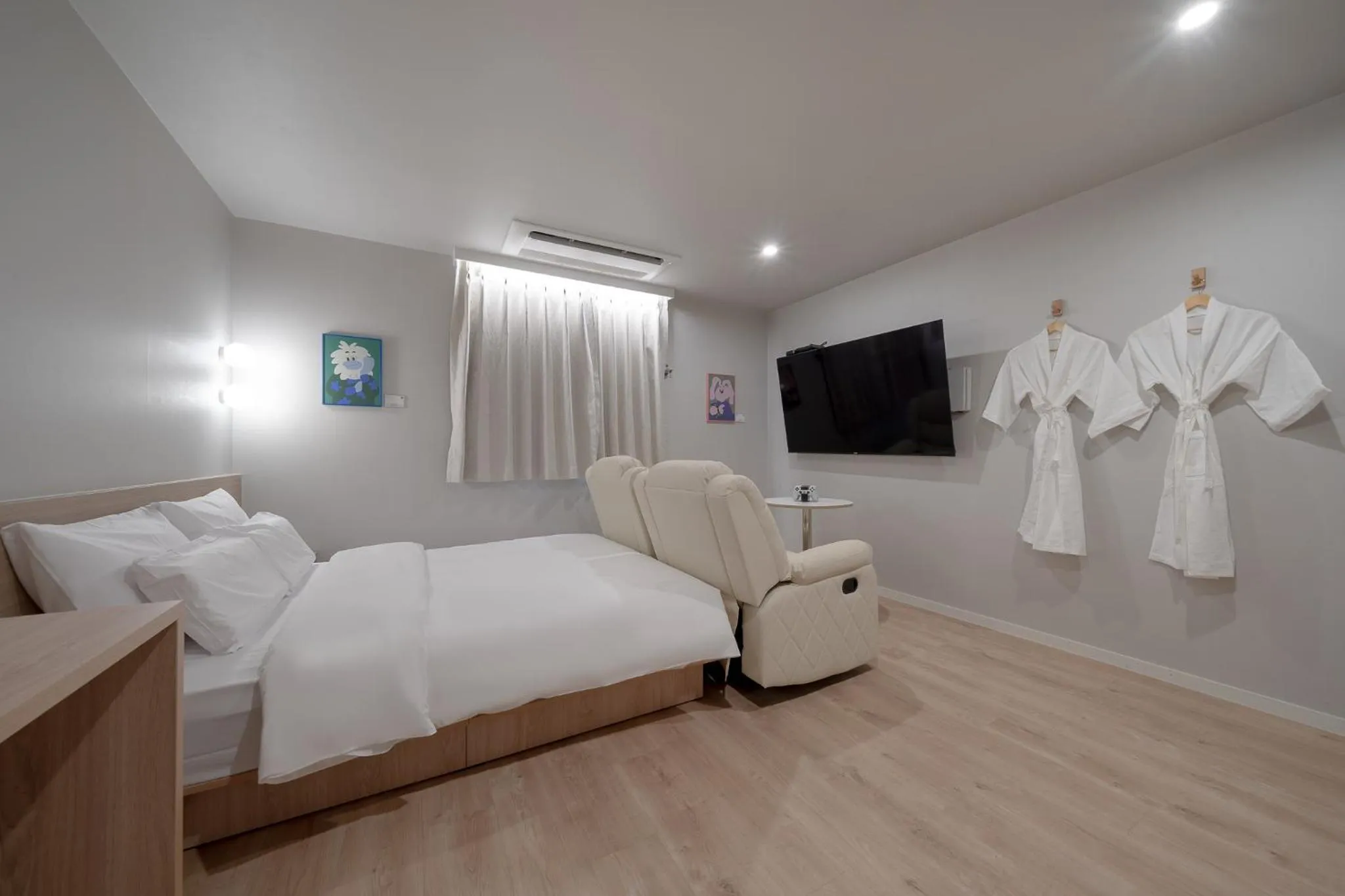 Bed in Cheonan Aank Hotel Seongjeong