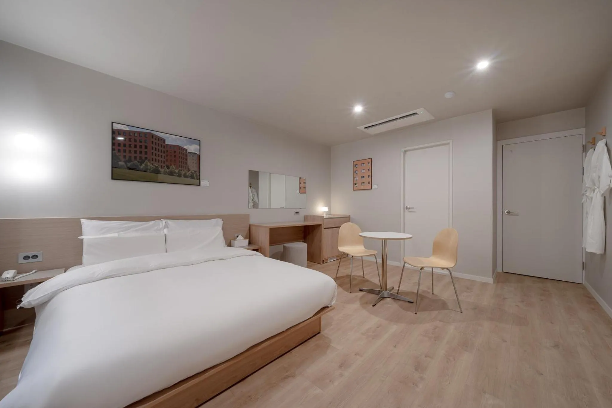 Bed in Cheonan Aank Hotel Seongjeong