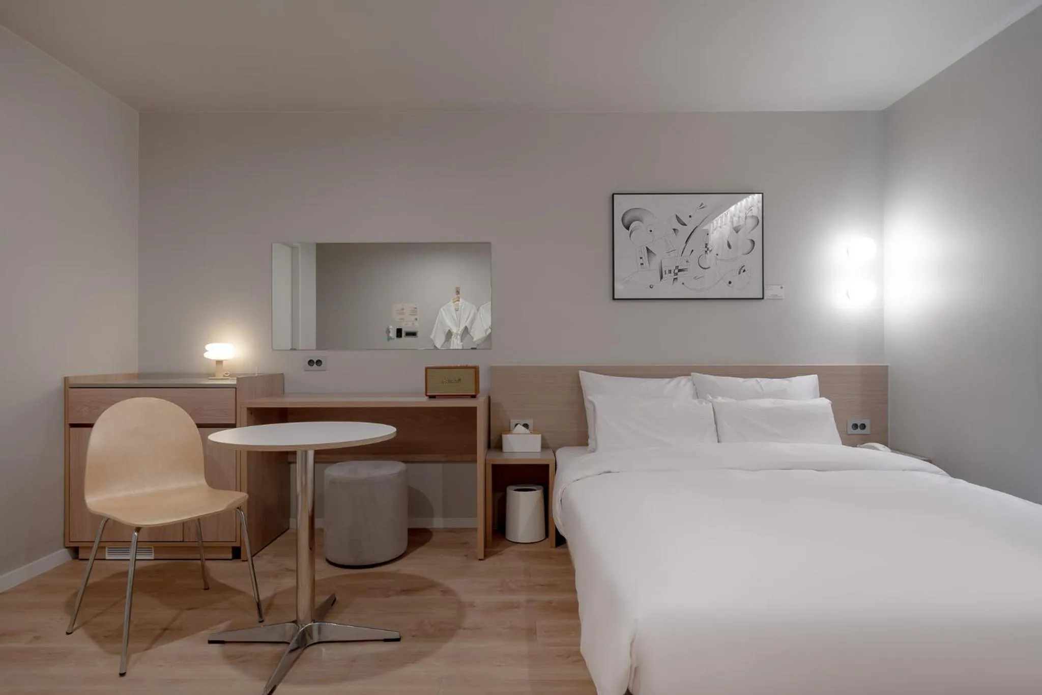 Bed in Cheonan Aank Hotel Seongjeong