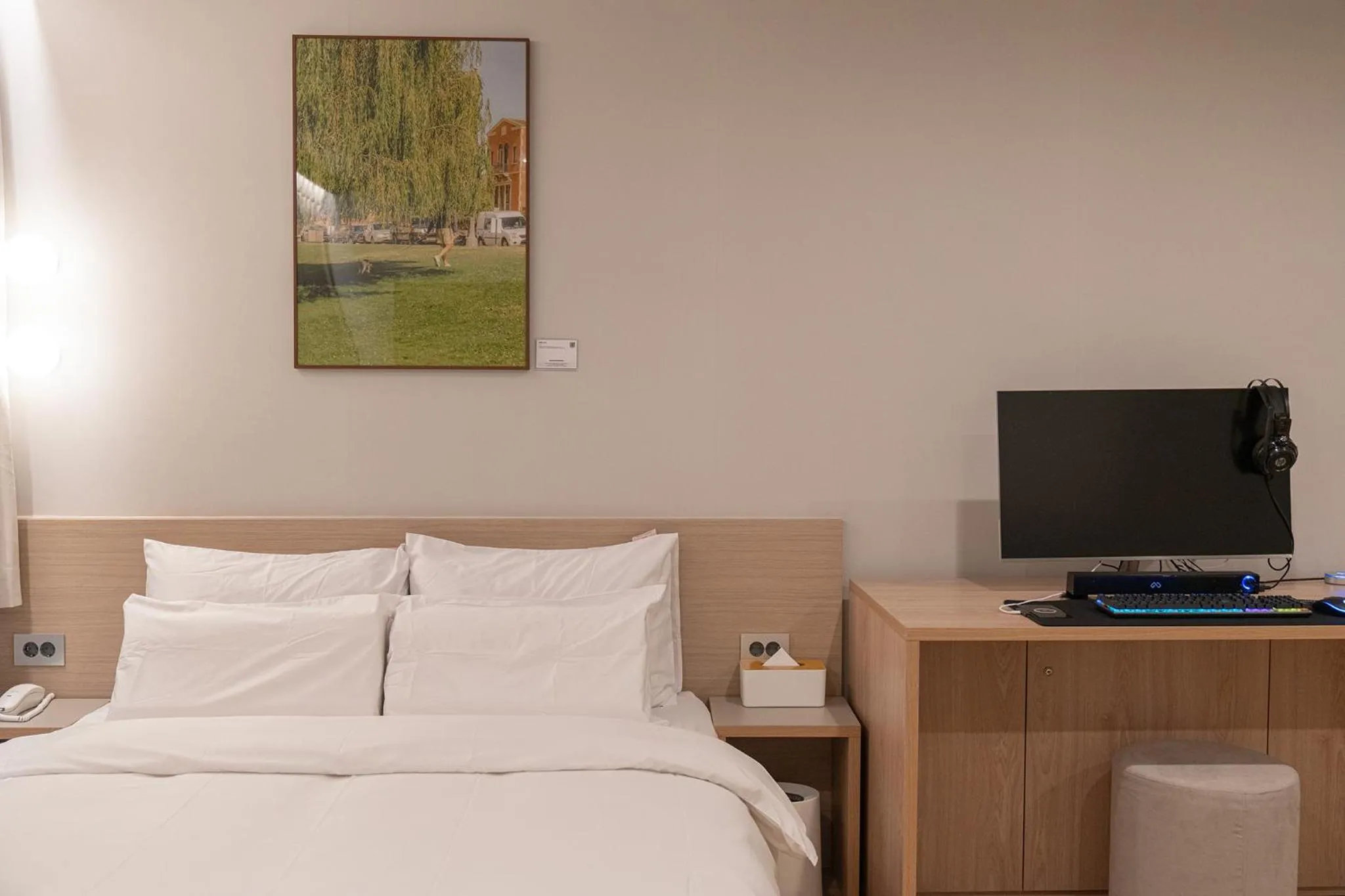 Bed in Cheonan Aank Hotel Seongjeong