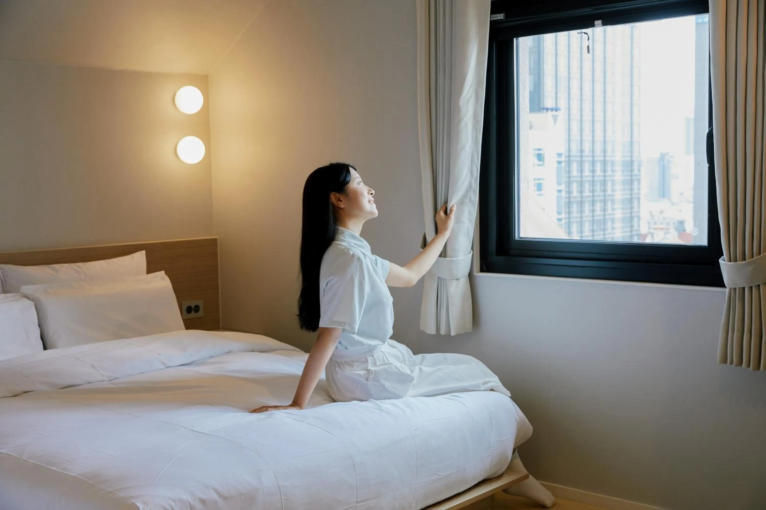 Bed in Cheonan Aank Hotel Seongjeong