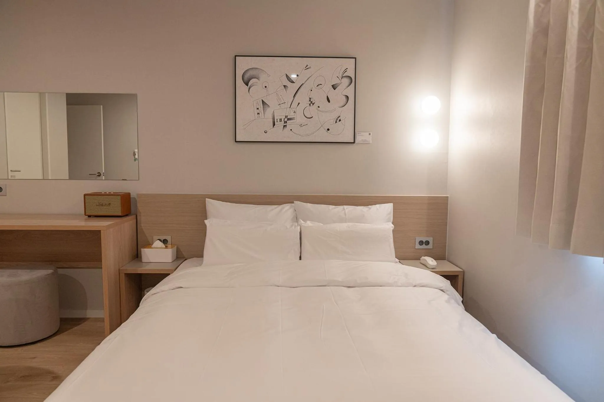 Bed in Cheonan Aank Hotel Seongjeong